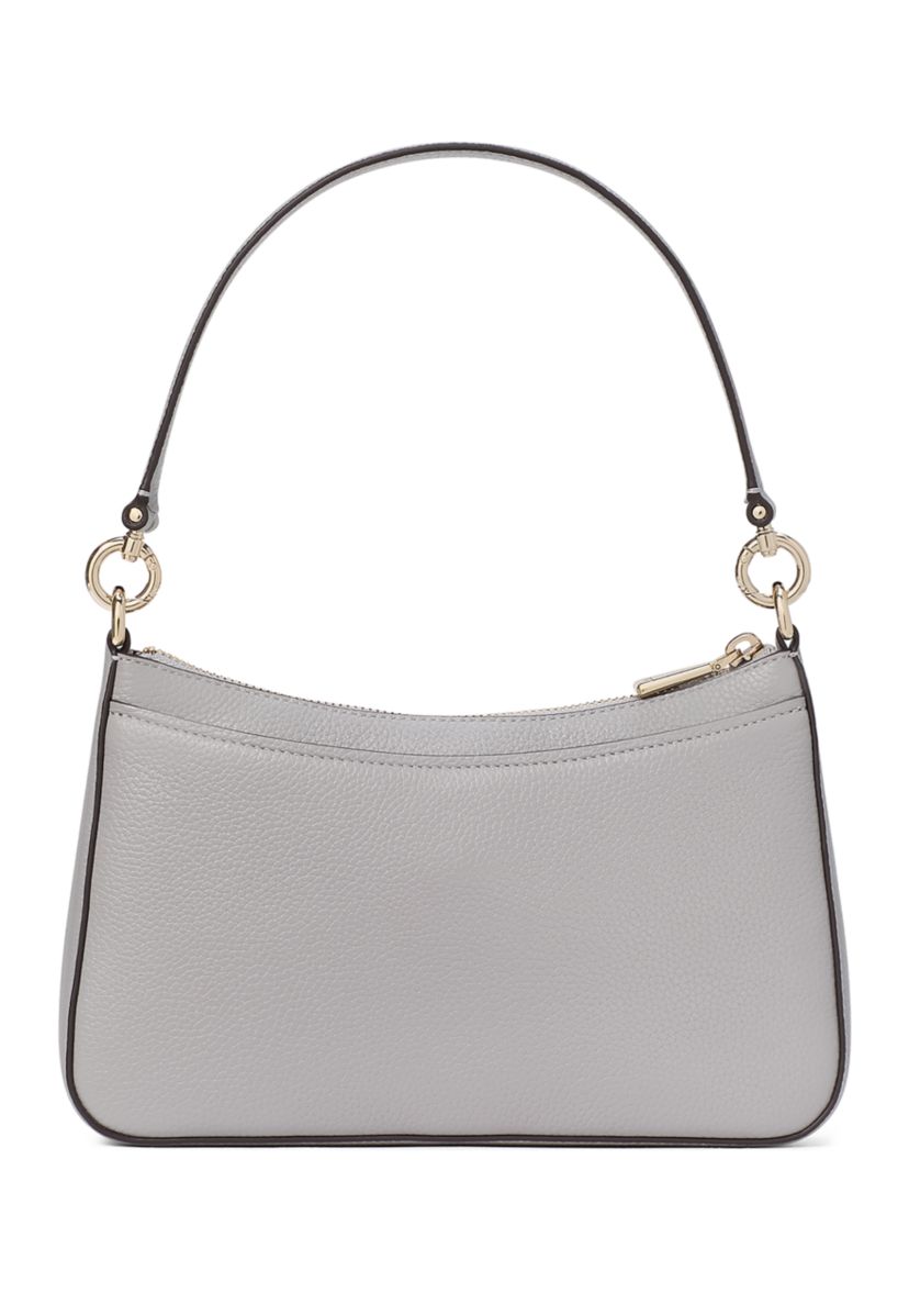 Hudson Pebble Leather Convertible Crossbody Bag