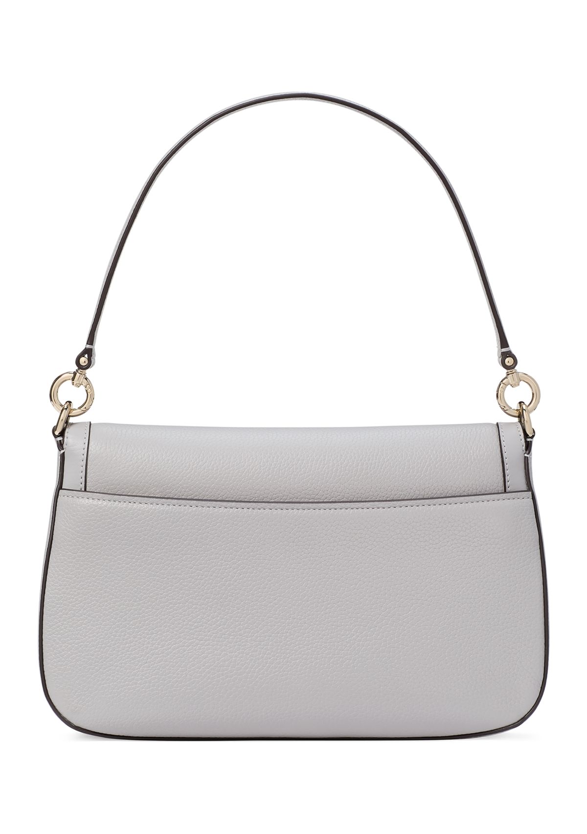 Hudson Pebbled Leather Flap Shoulder Bag