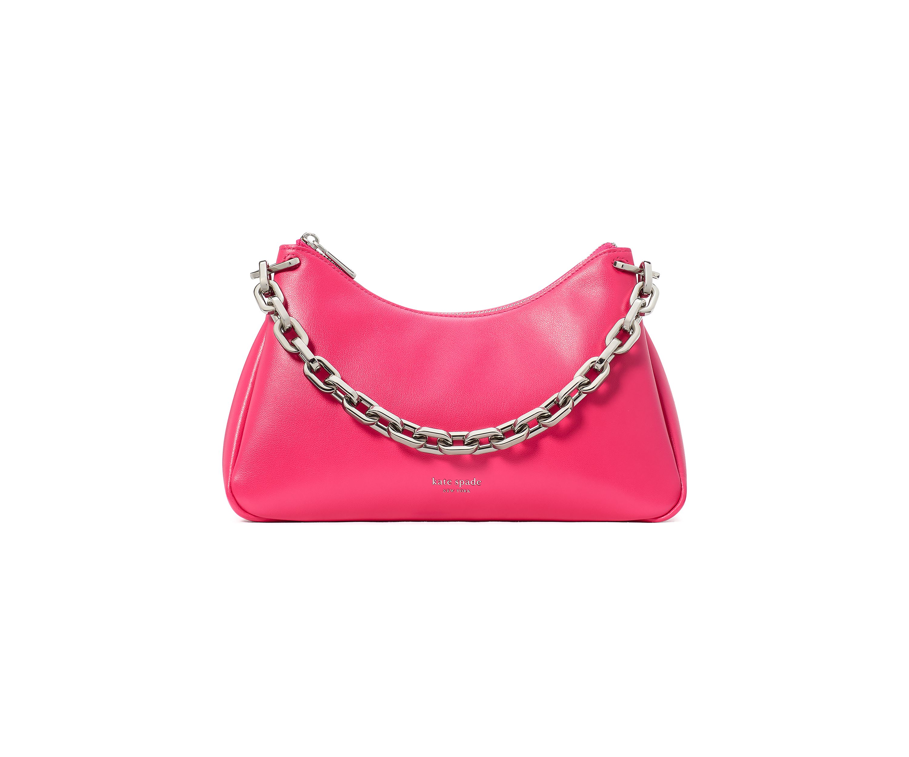 Grace Fine Grain Leather Chain Shoulder Bag