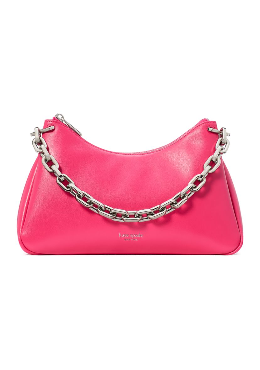 Grace Fine Grain Leather Chain Shoulder Bag