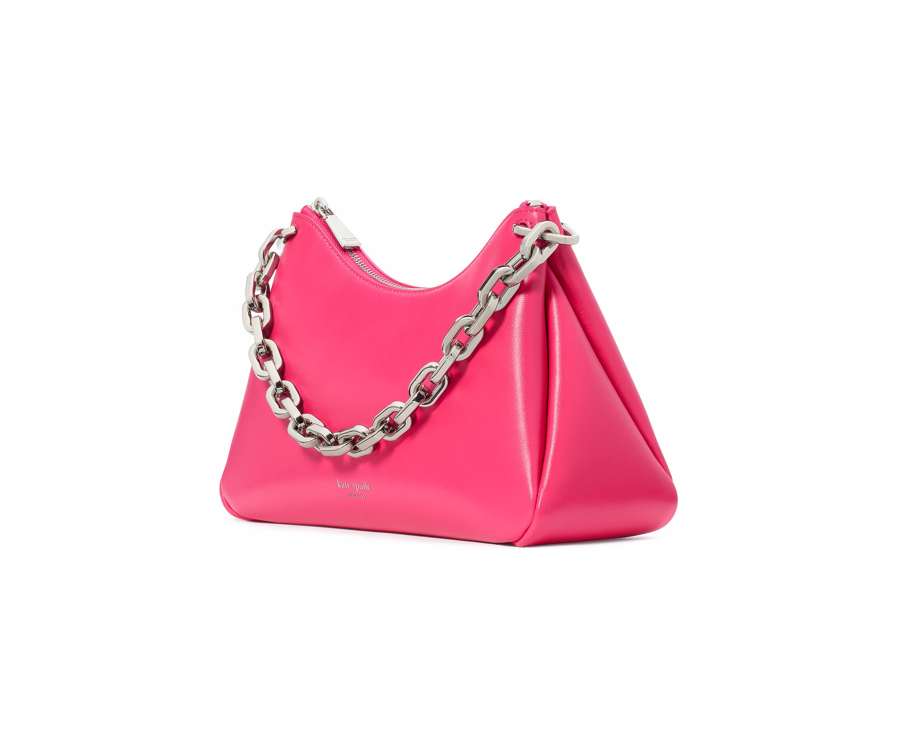 Grace Fine Grain Leather Chain Shoulder Bag