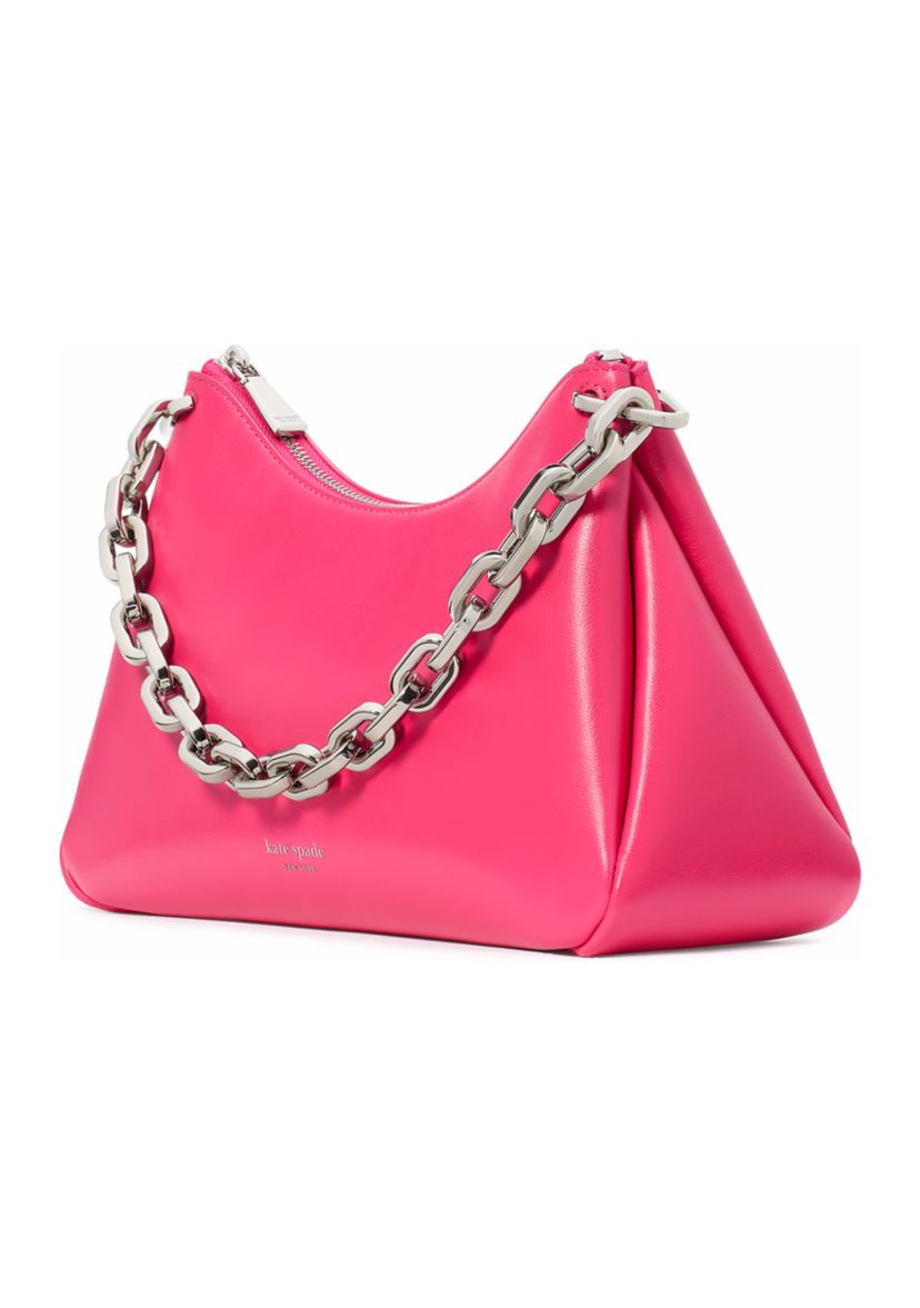 Grace Fine Grain Leather Chain Shoulder Bag