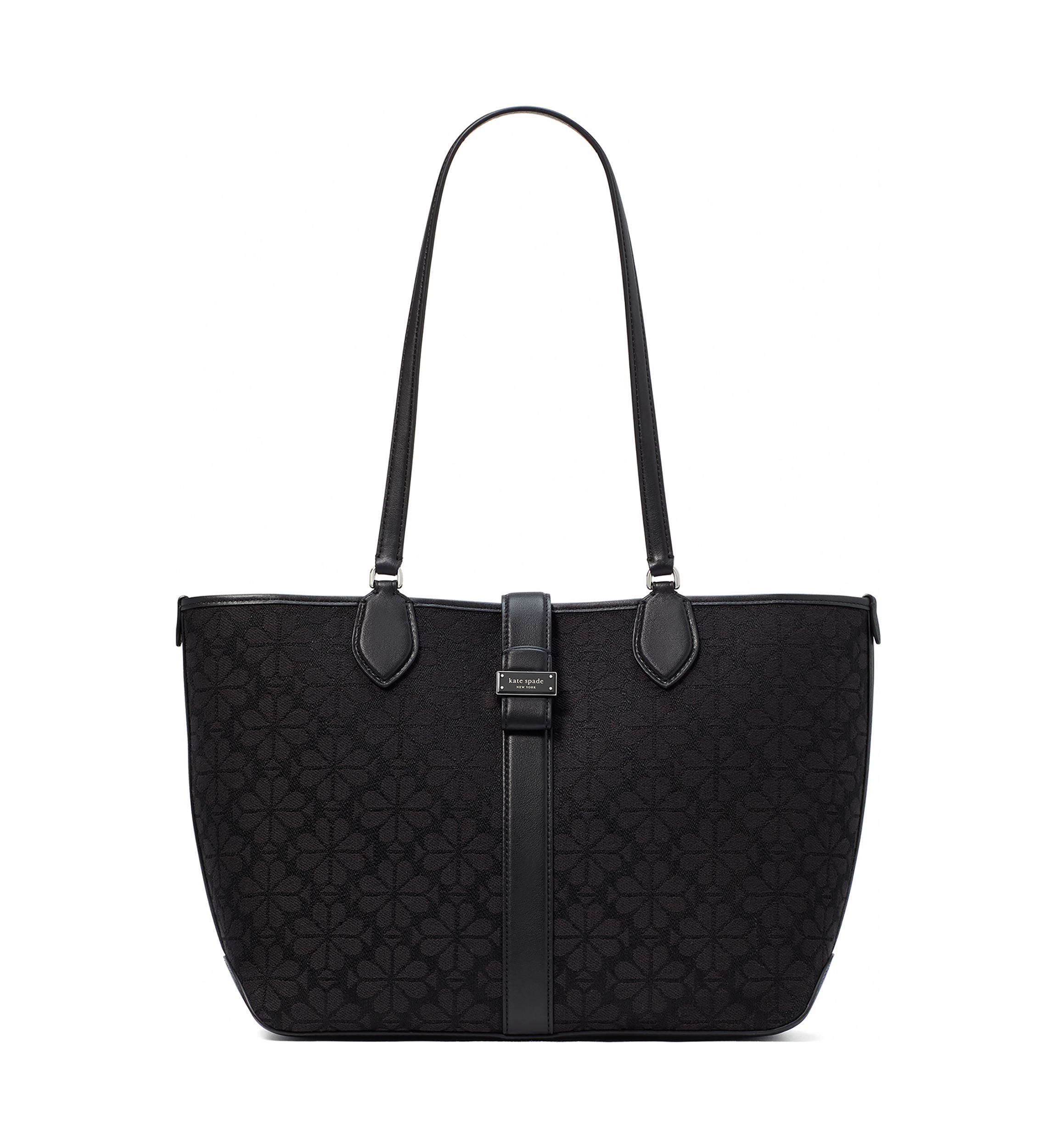 Spade Flower Jacquard Medium Open Tote