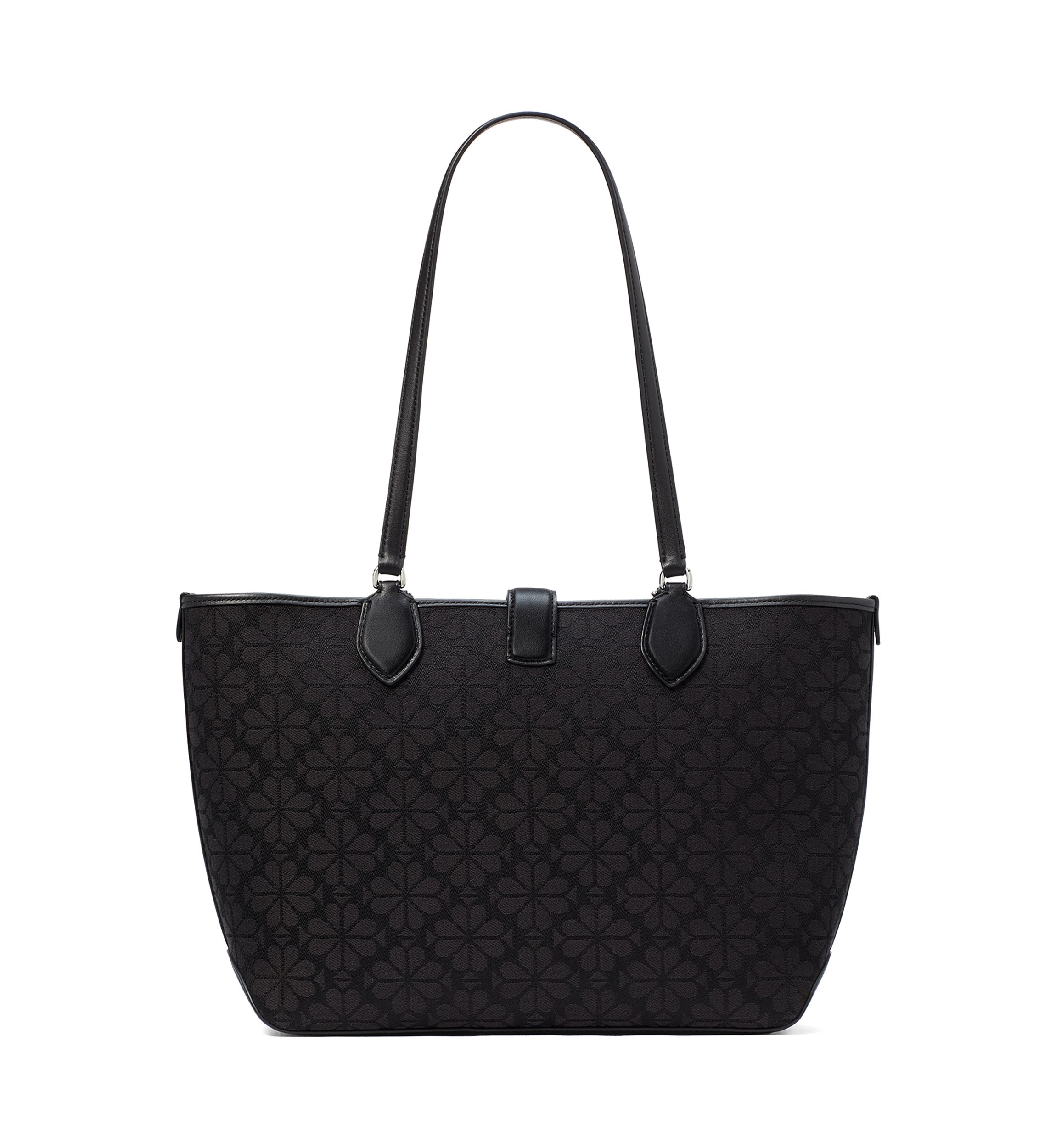 Spade Flower Jacquard Medium Open Tote
