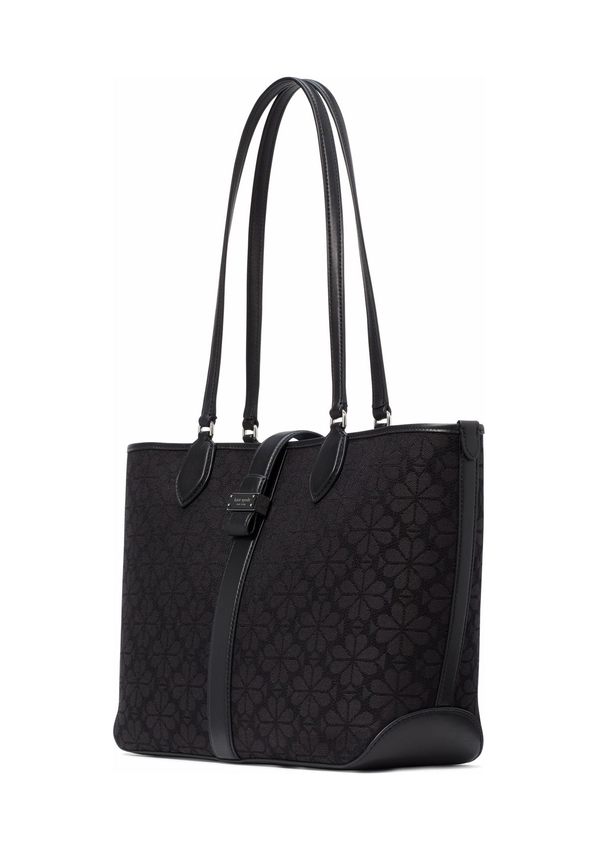 Spade Flower Jacquard Medium Open Tote