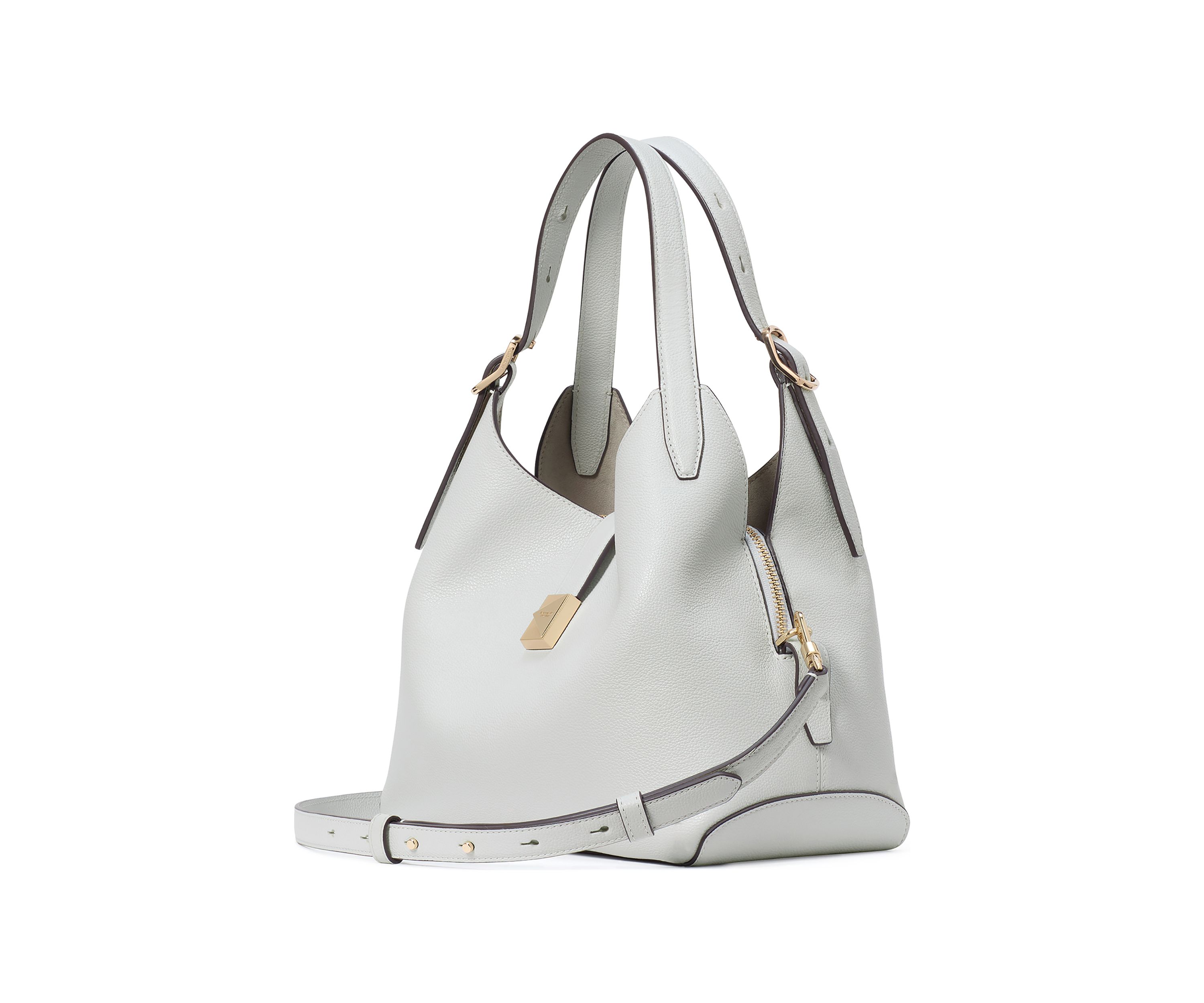 Tribeca Pebbled Leather Medium Crossbody Tote