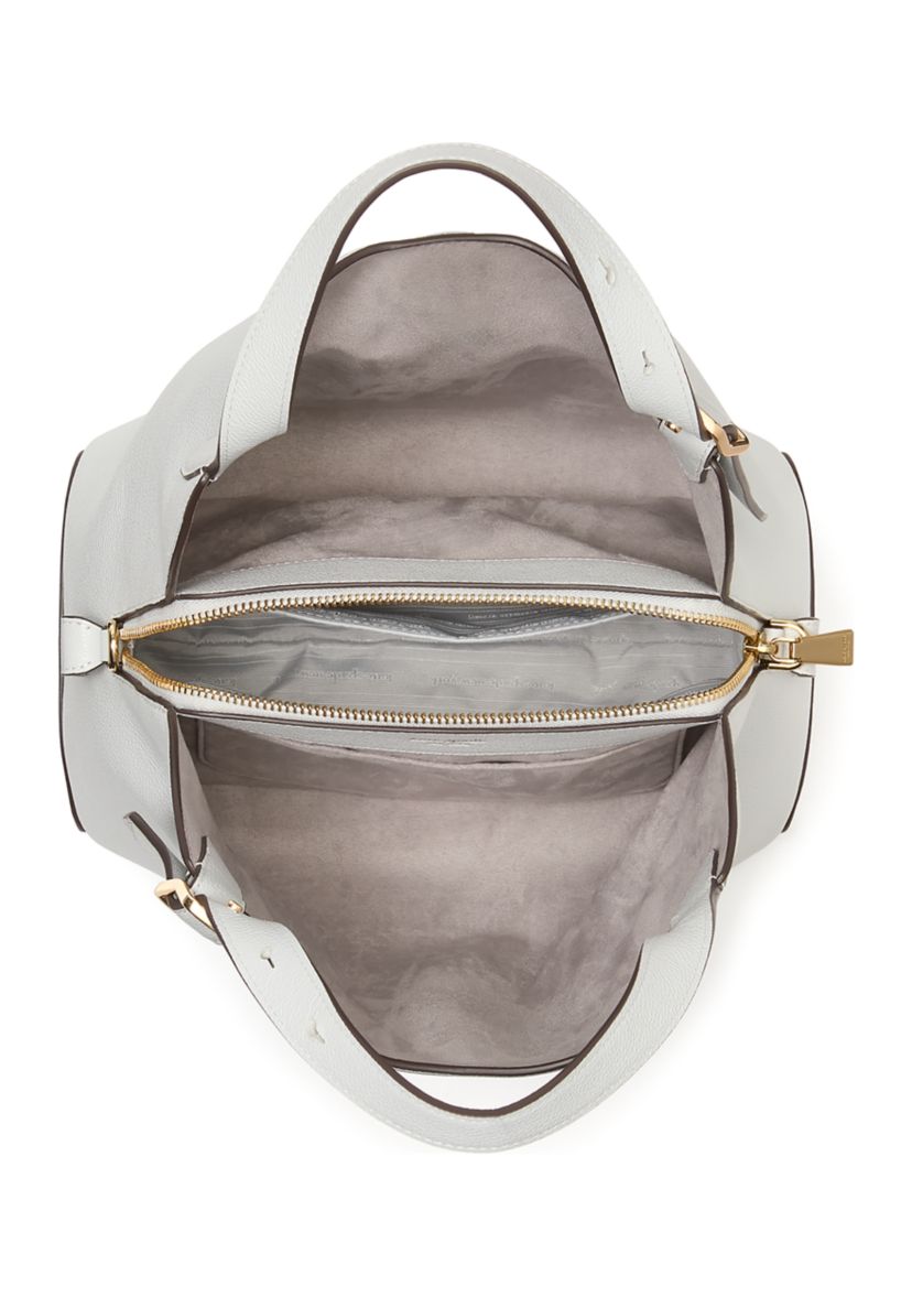 Tribeca Pebbled Leather Medium Crossbody Tote