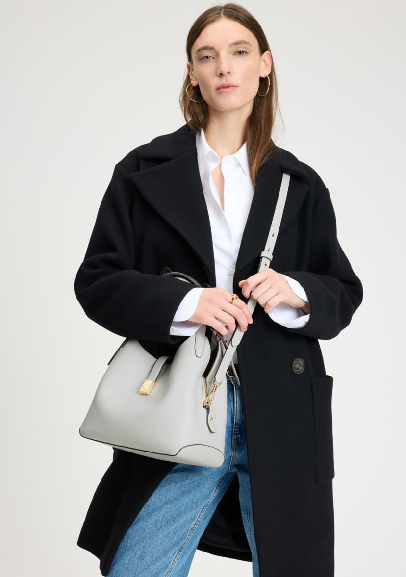 Tribeca Pebbled Leather Medium Crossbody Tote