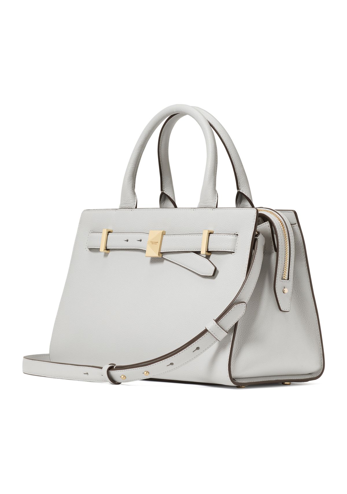 Tribeca Pebbled Leather Satchel