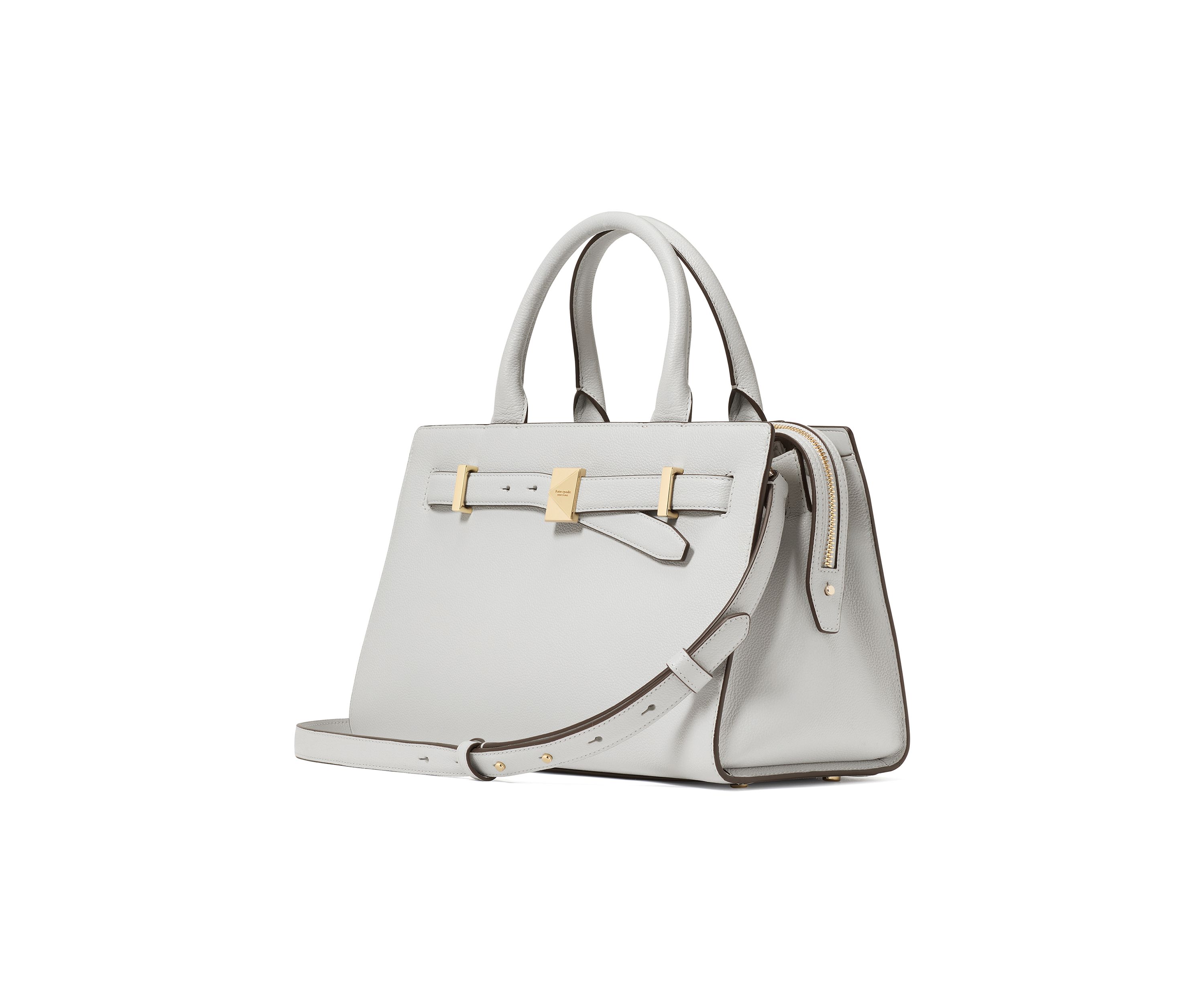 Tribeca Pebbled Leather Satchel
