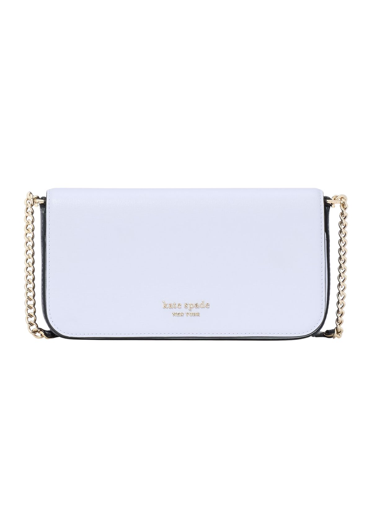 Devin Color Blocked Saffiano Leather Flap Chain Crossbody Bag