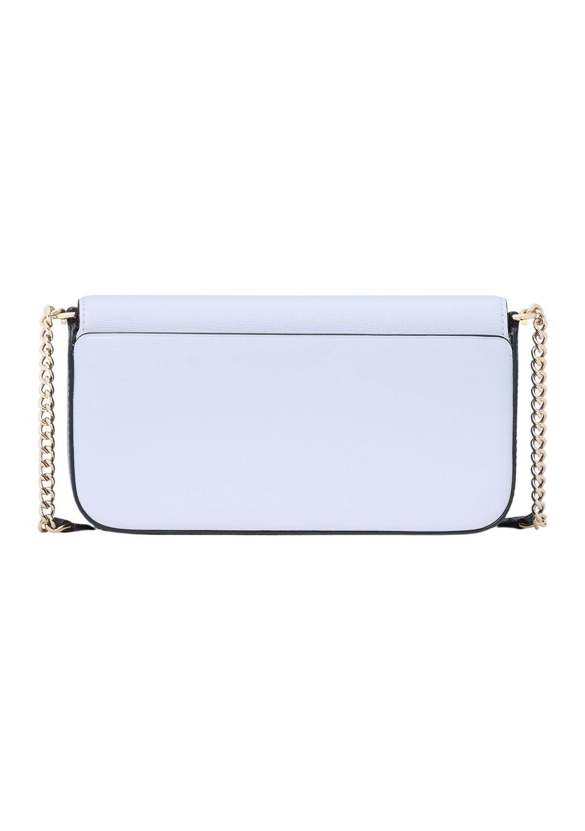 Devin Color Blocked Saffiano Leather Flap Chain Crossbody Bag