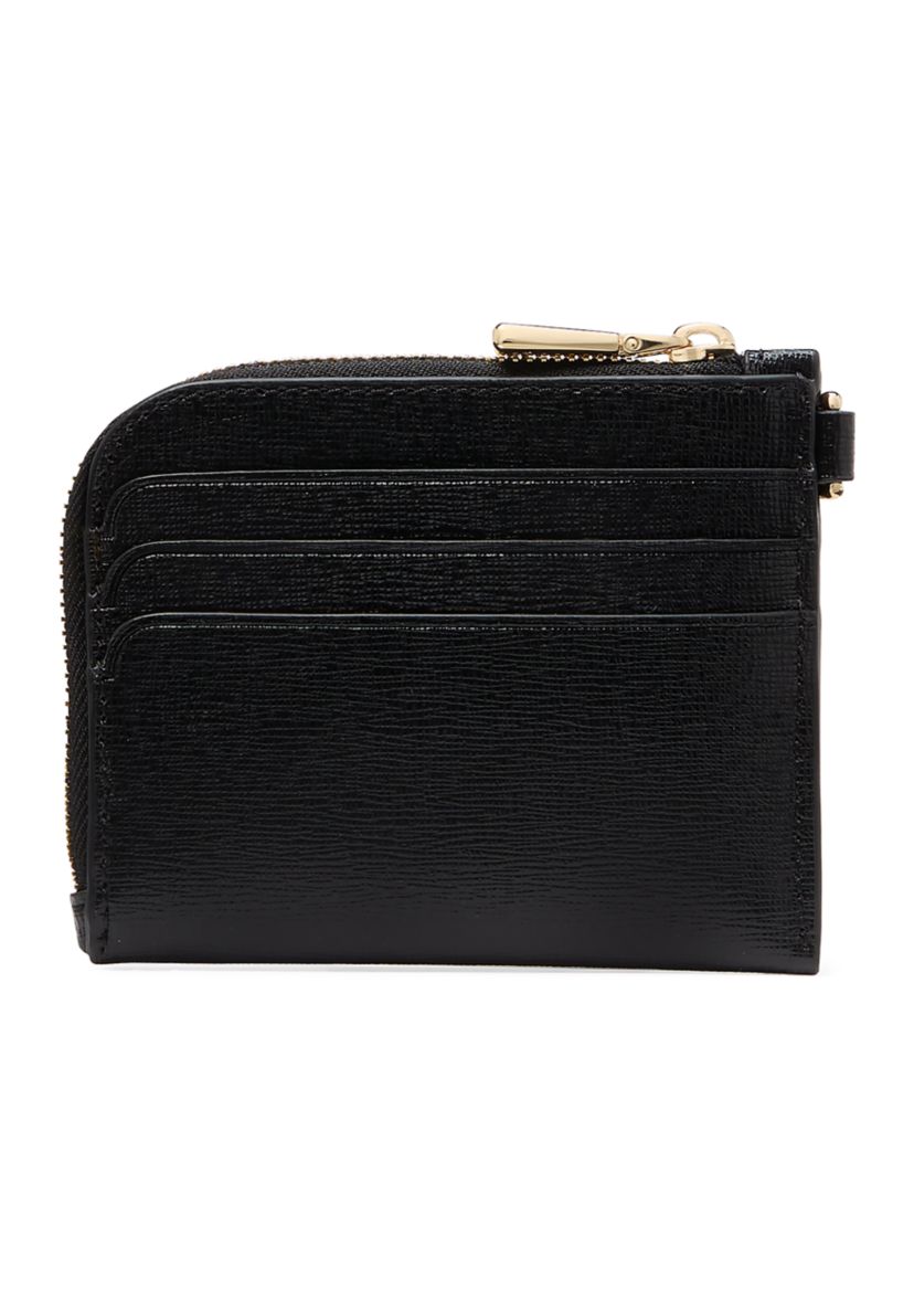 Devin Saffiano Leather Coin Card Case