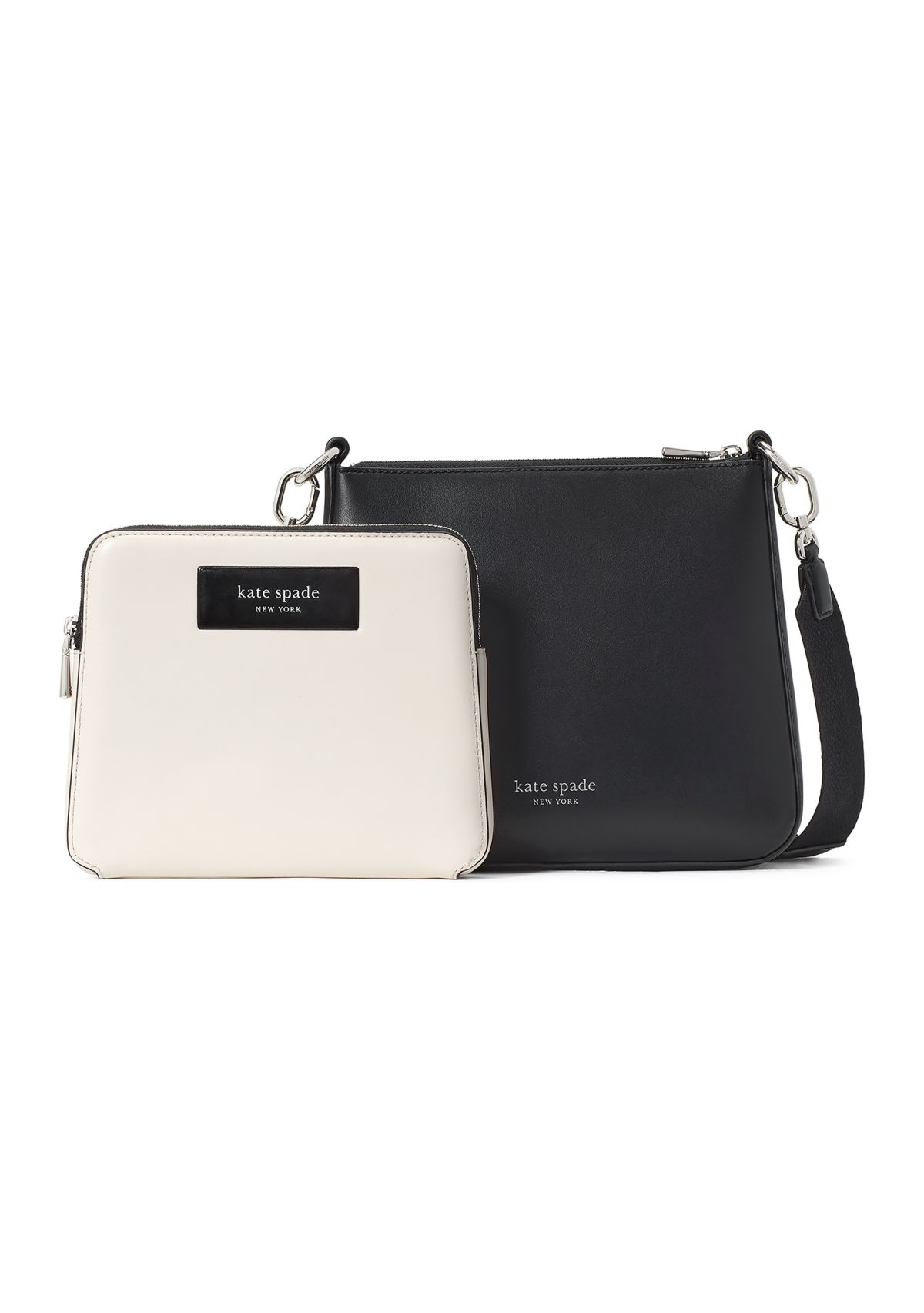 Label Smooth Leather 3 for 1 Crossbody