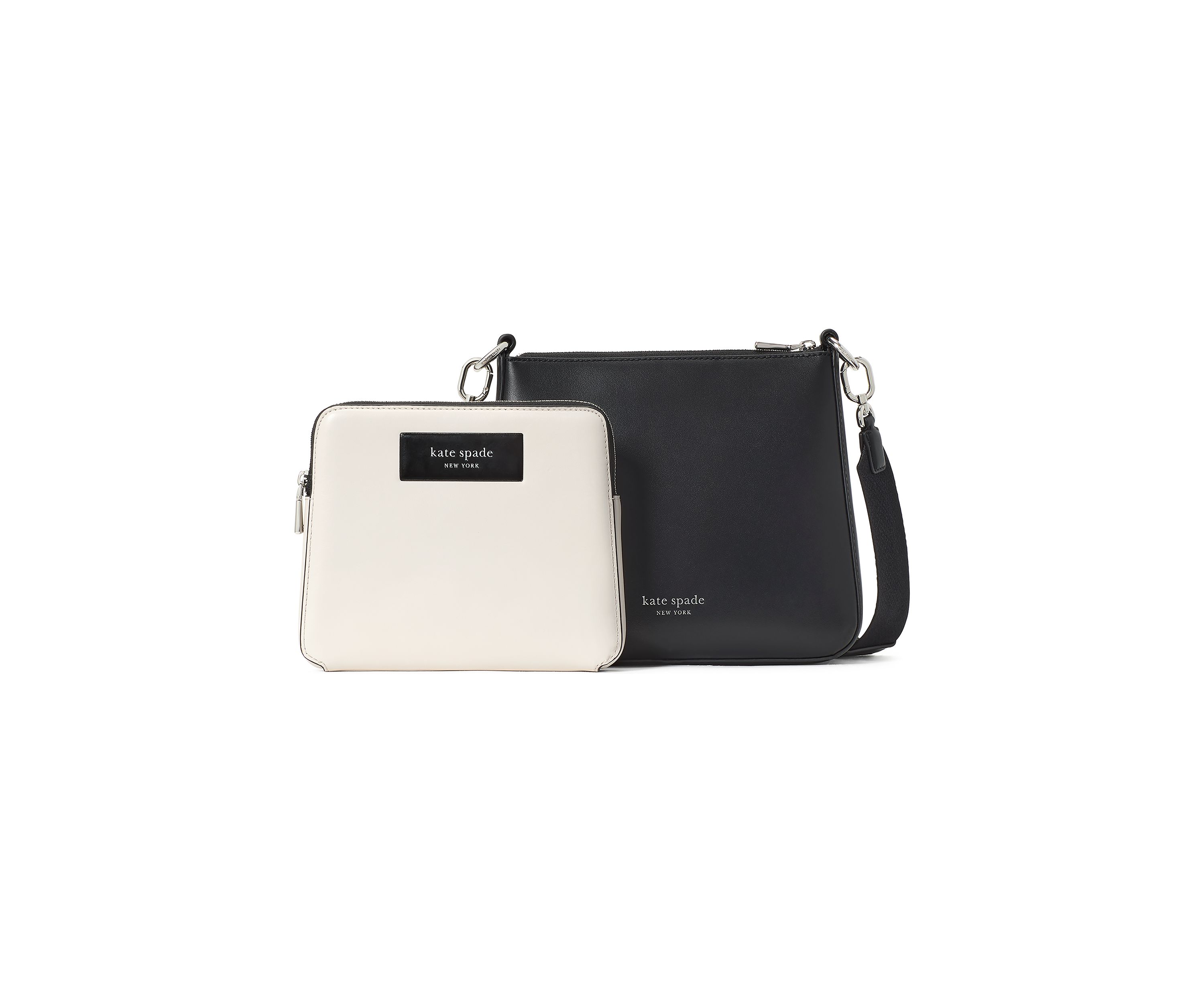 Label Smooth Leather 3 for 1 Crossbody