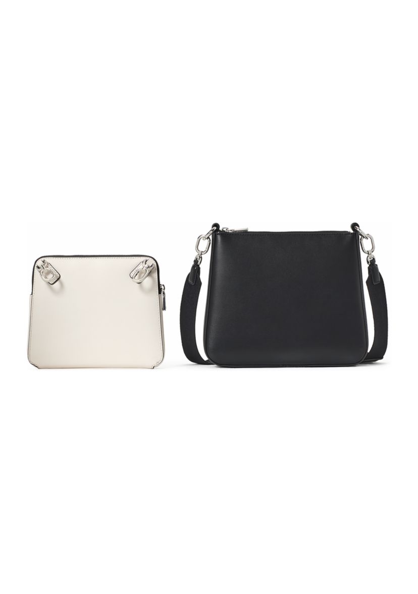 Label Smooth Leather 3 for 1 Crossbody