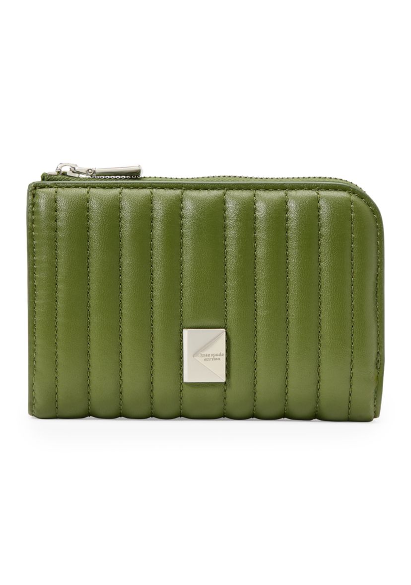 Deco Quilted Compact Wallet