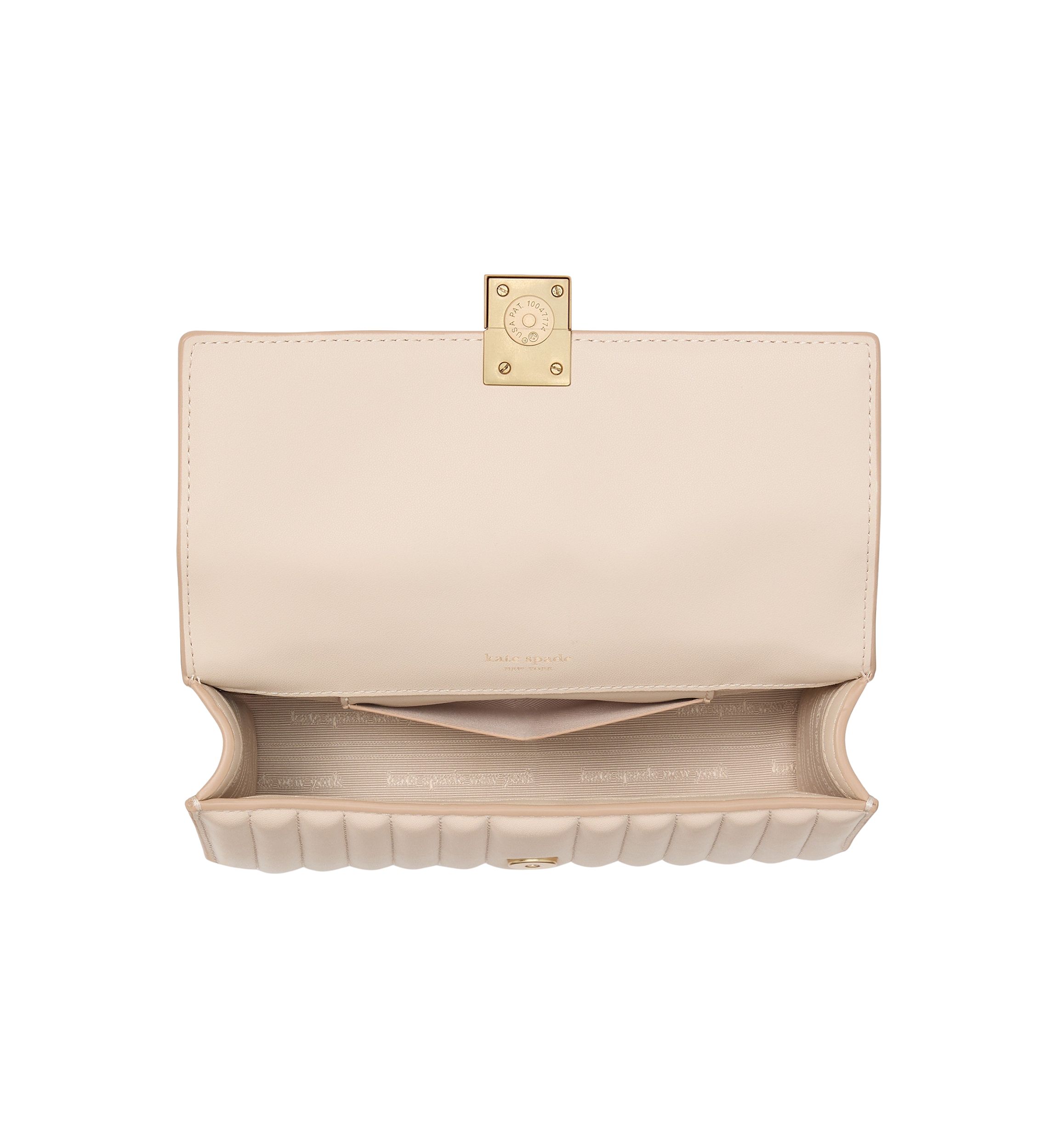 Deco Quilted Leather Mini Flap Chain Crossbody Bag