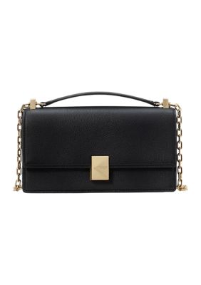 kate spade new york Tribeca Pebbled Leather Mini Flap Chain Crossbody Bag