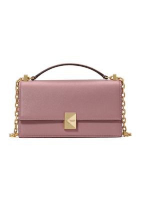 kate spade new york Tribeca Pebbled Leather Mini Flap Chain Crossbody Bag