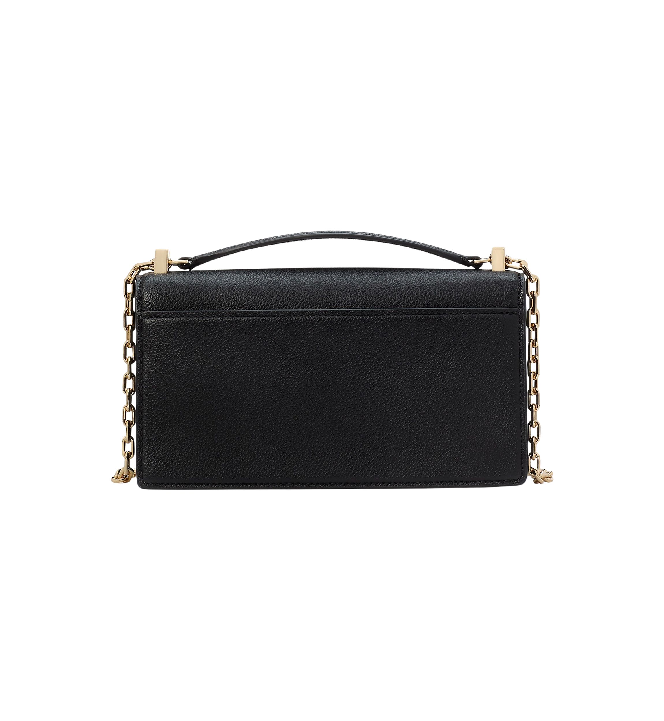 Tribeca Pebbled Leather Mini Flap Chain Crossbody Bag