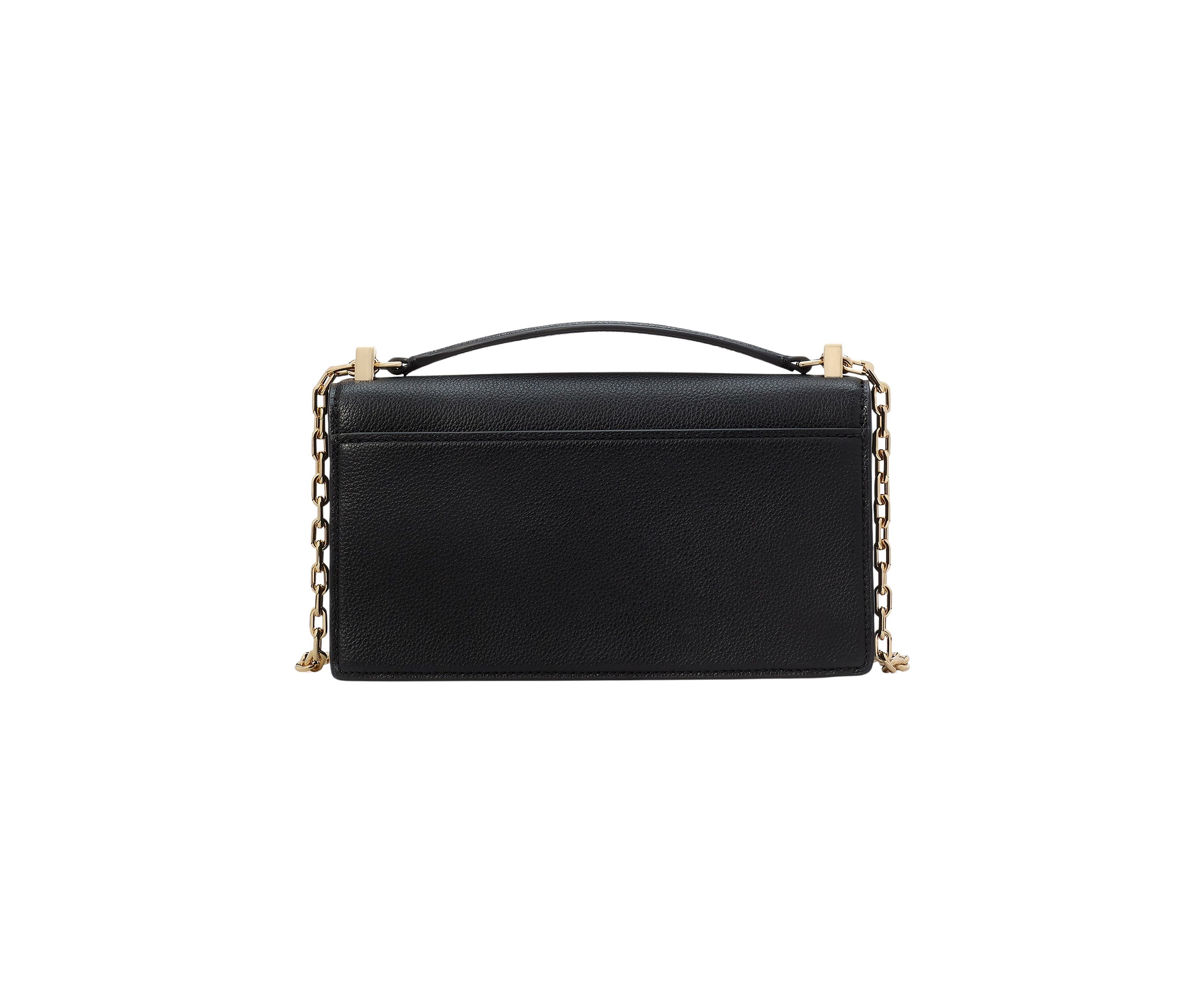 Tribeca Pebbled Leather Mini Flap Chain Crossbody Bag