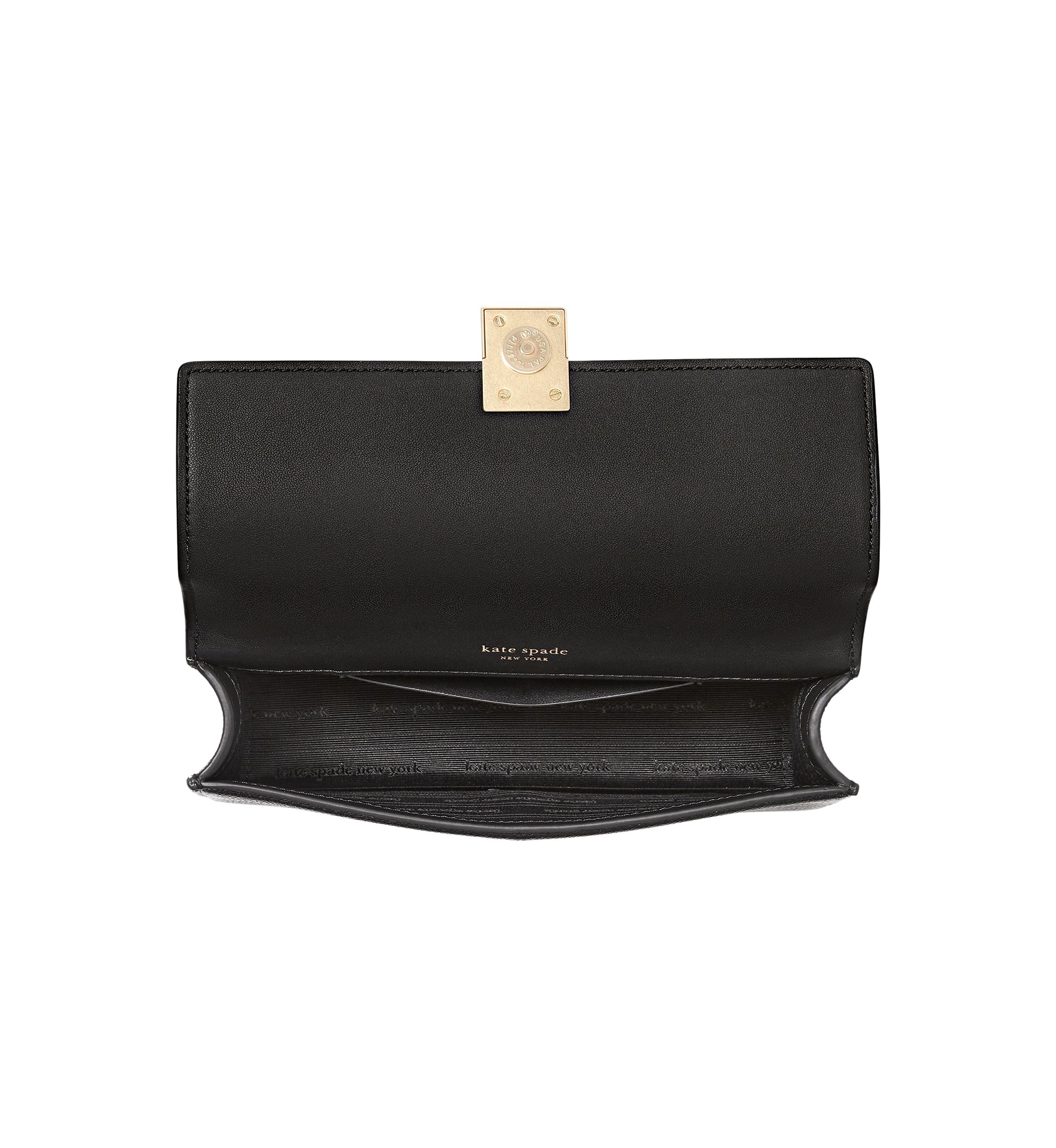 Tribeca Pebbled Leather Mini Flap Chain Crossbody Bag