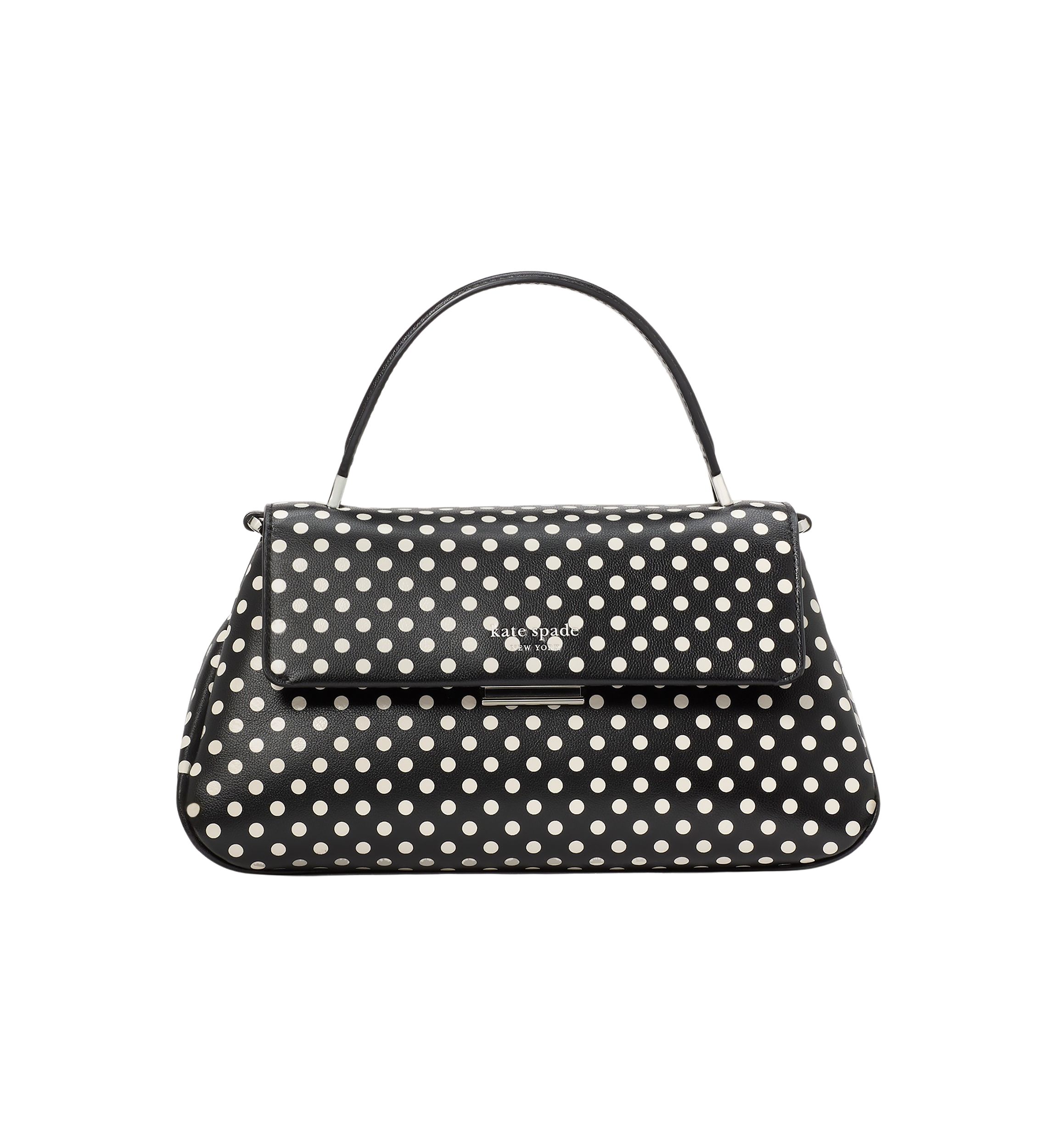 Grace Small Top Handle Polka Dot Crossbody Bag