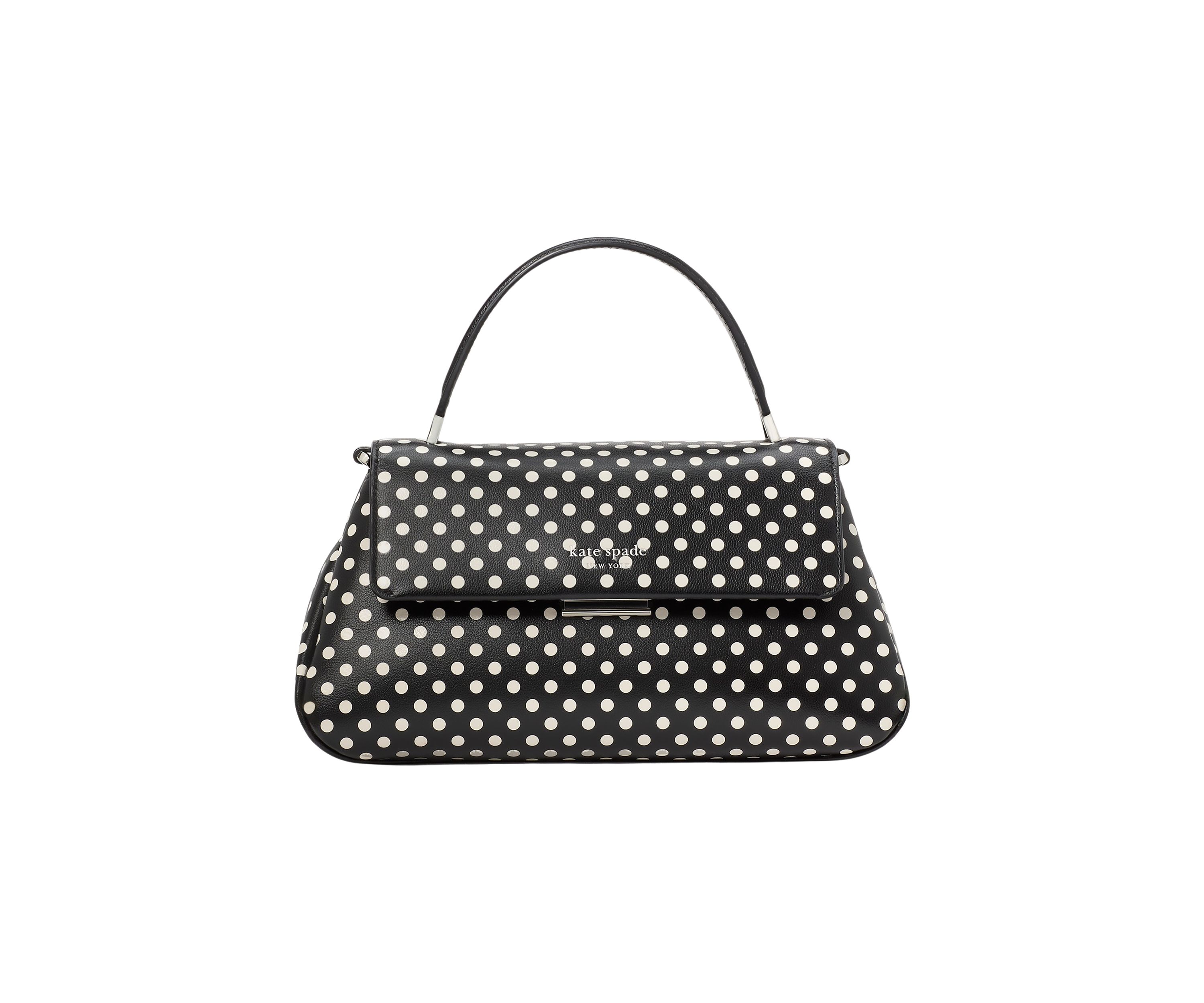 Grace Small Top Handle Polka Dot Crossbody Bag