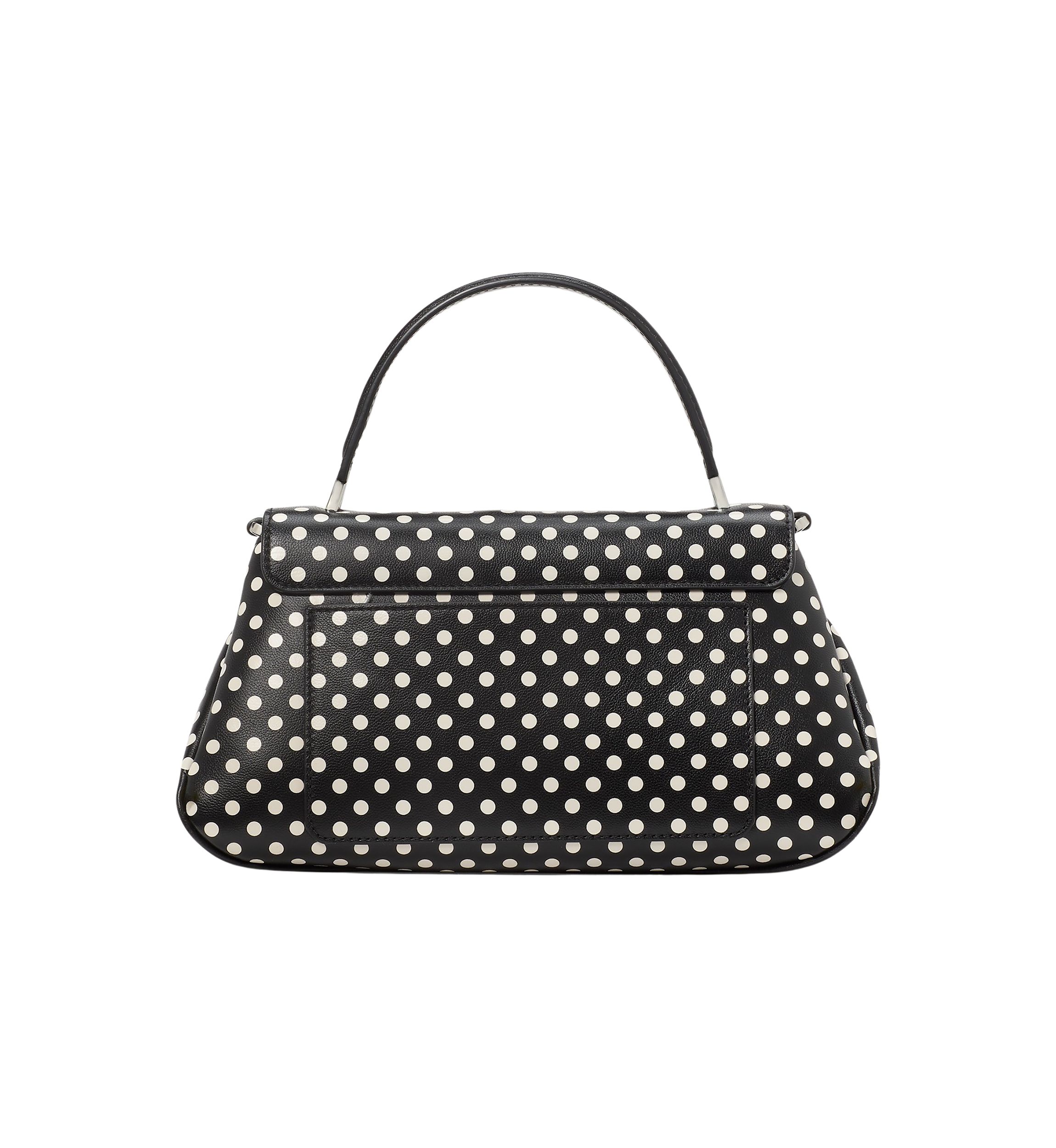 Grace Small Top Handle Polka Dot Crossbody Bag