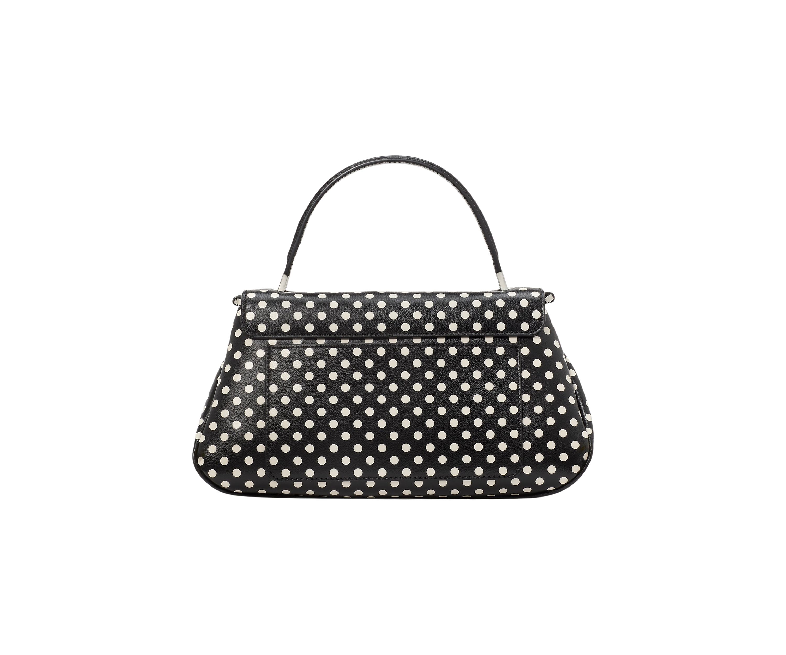 Grace Small Top Handle Polka Dot Crossbody Bag