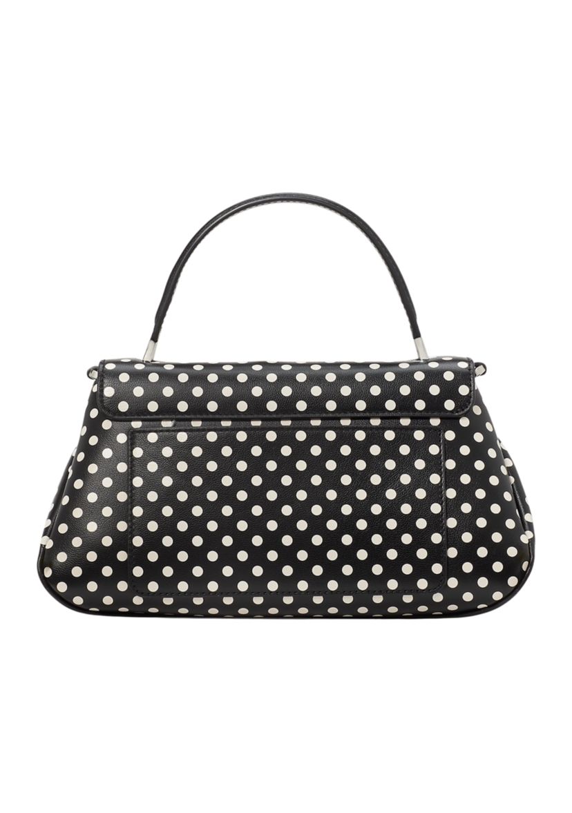 Grace Small Top Handle Polka Dot Crossbody Bag