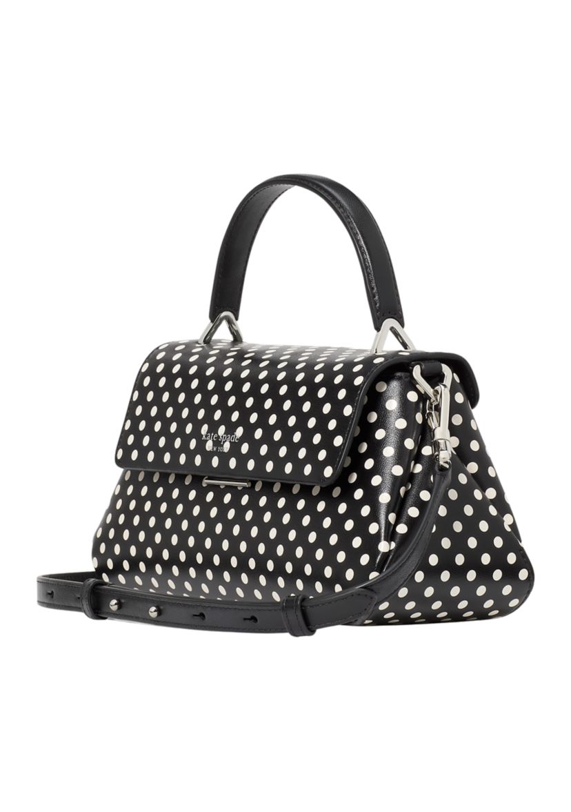 Grace Small Top Handle Polka Dot Crossbody Bag