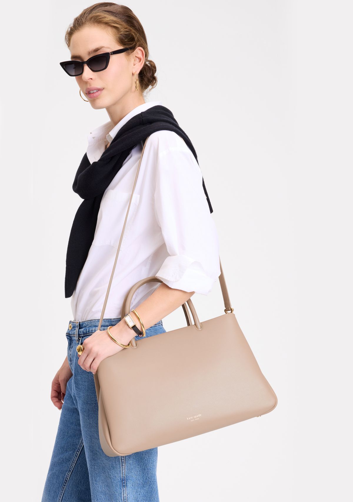 Large Leather Satchel
