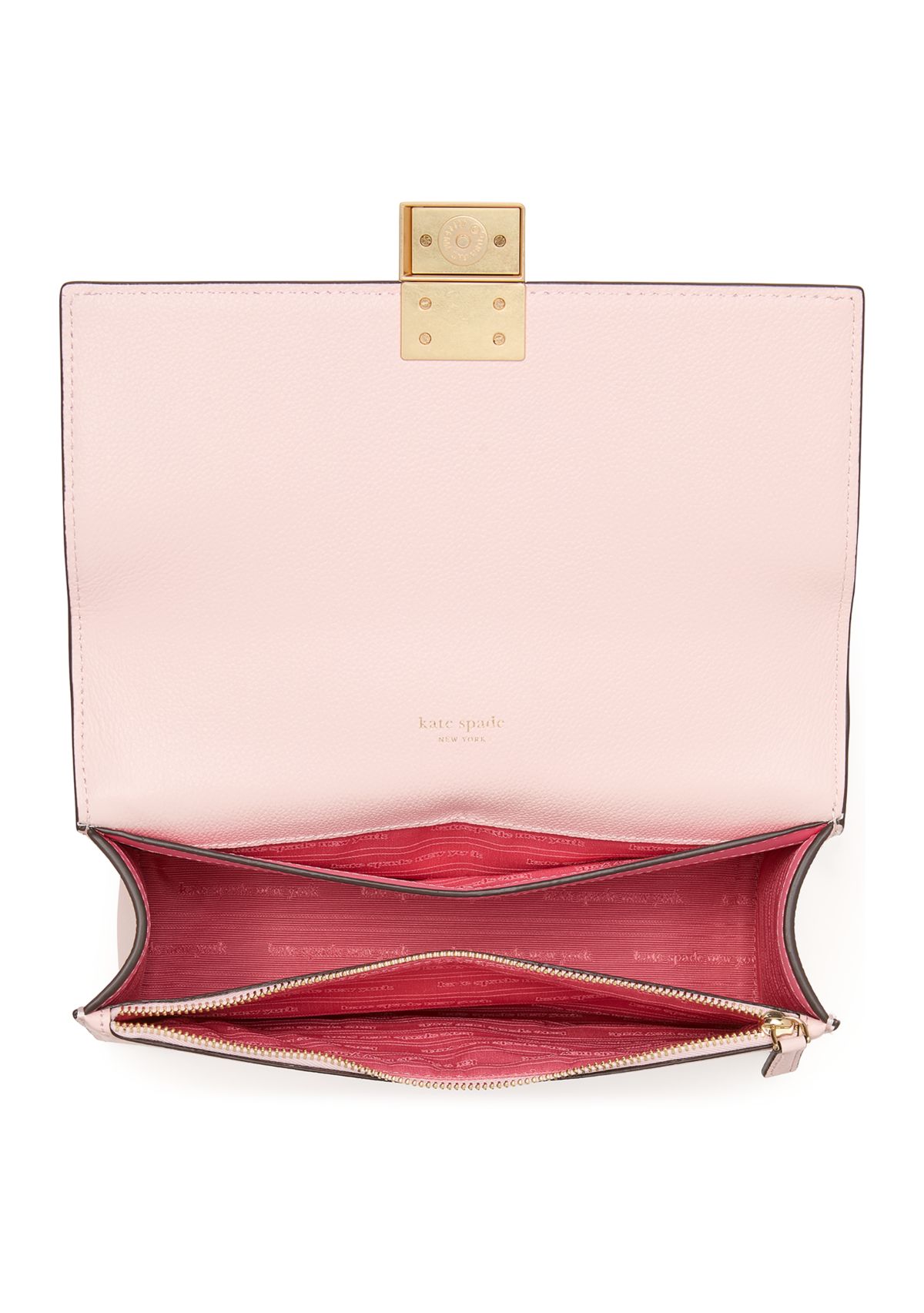 Deco Pebbled Leather Chain Shoulder Bag 