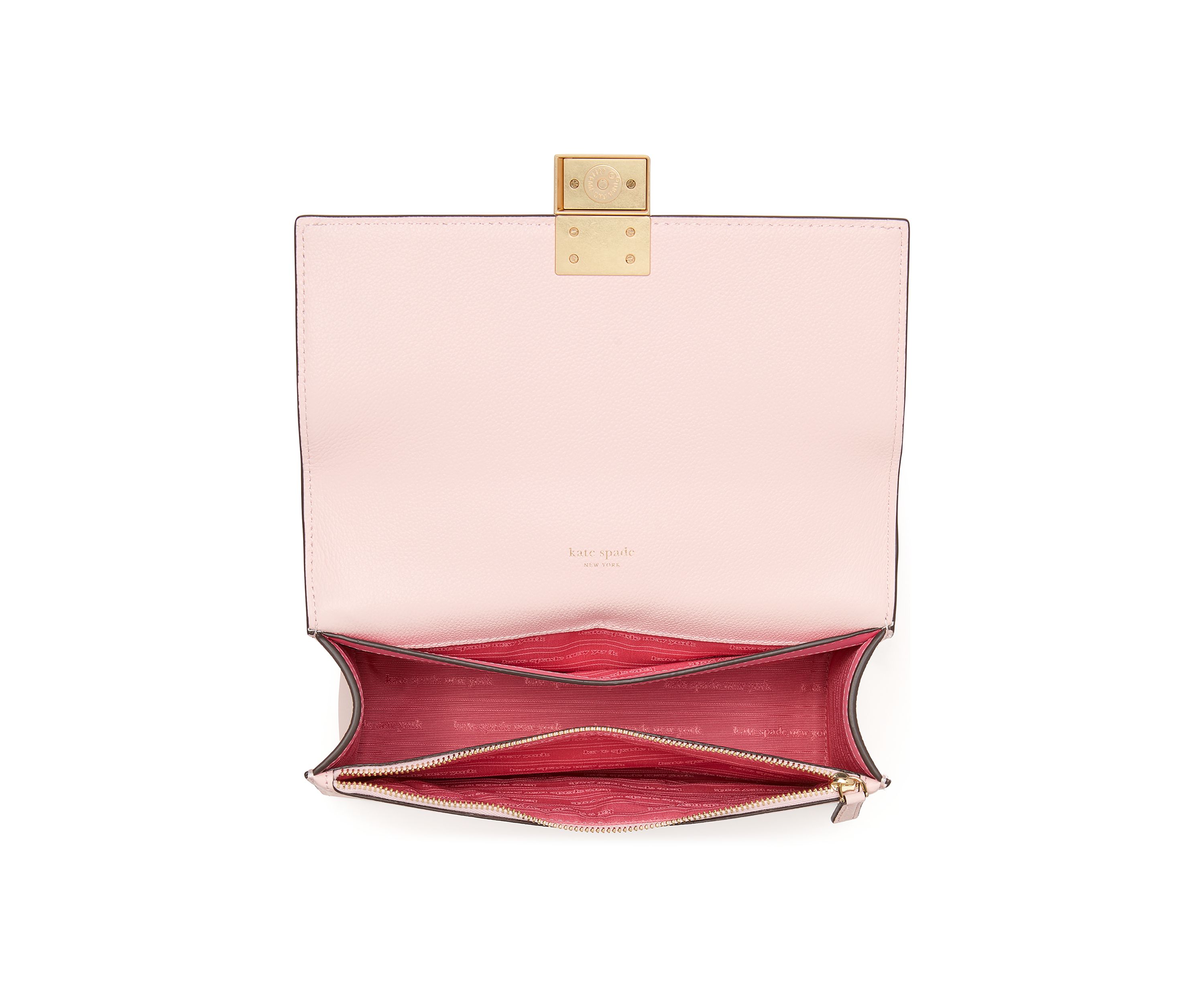 Deco Pebbled Leather Chain Shoulder Bag 