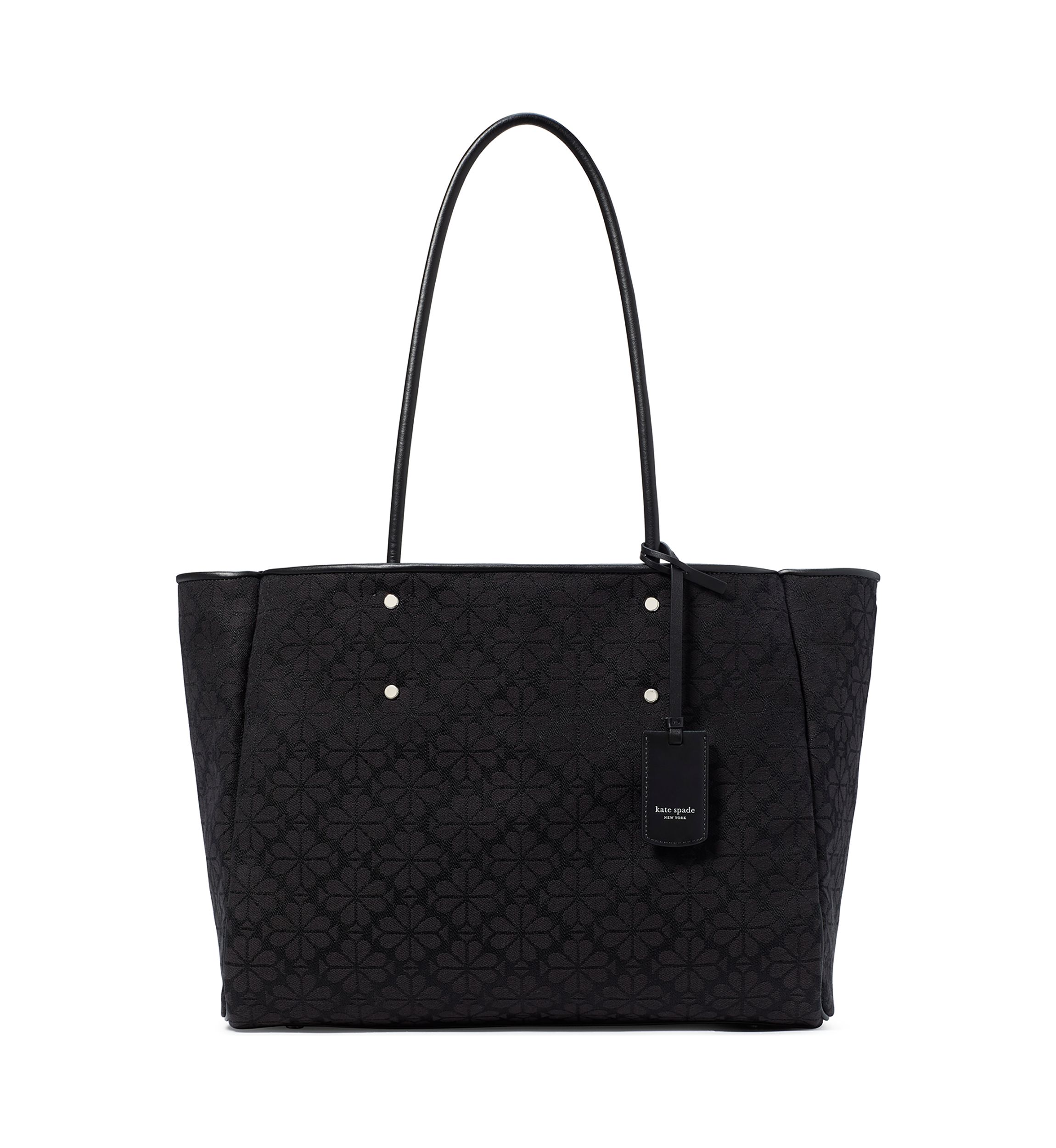 Flower Jacquard Large Everything Tote 