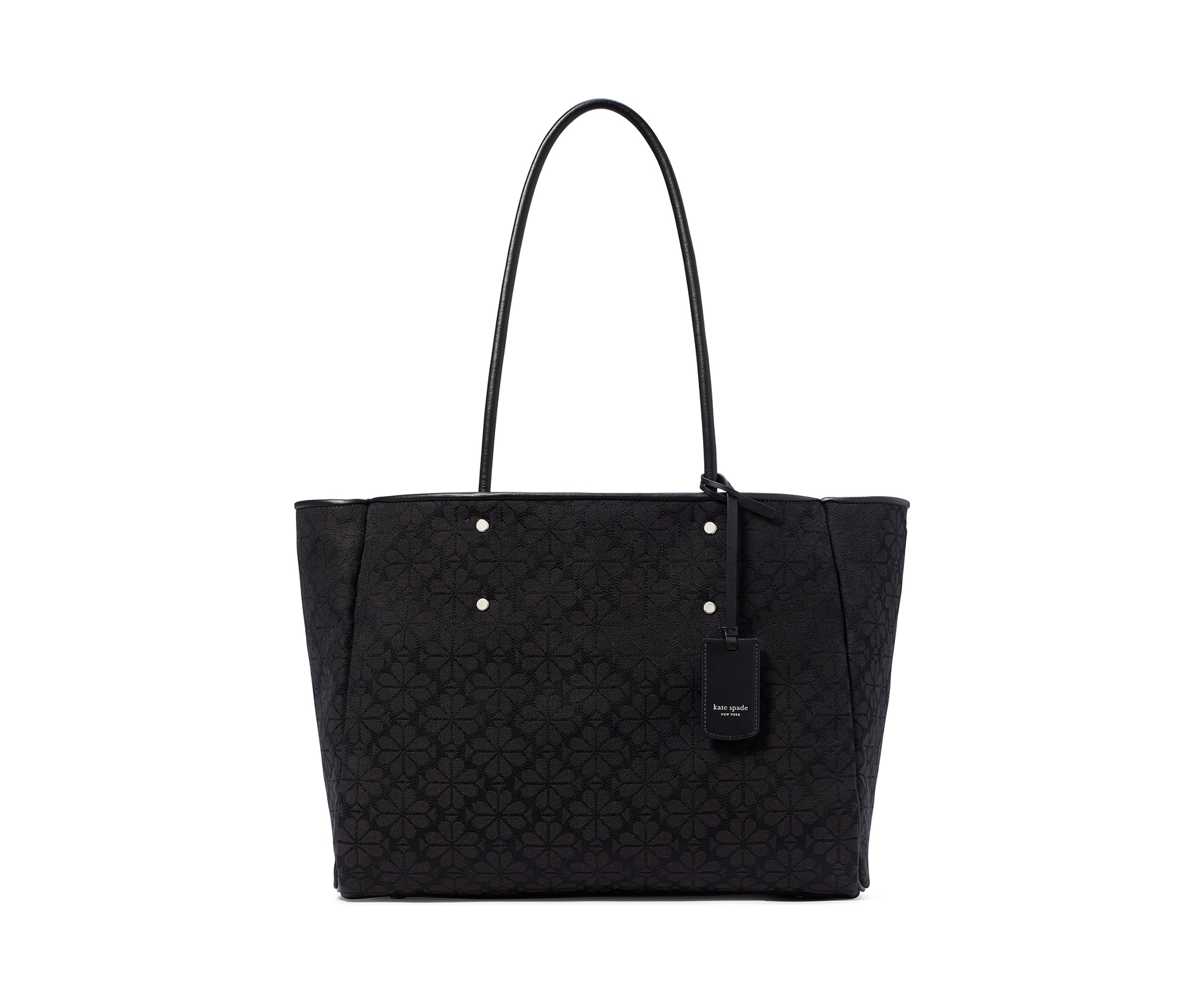 Flower Jacquard Large Everything Tote 