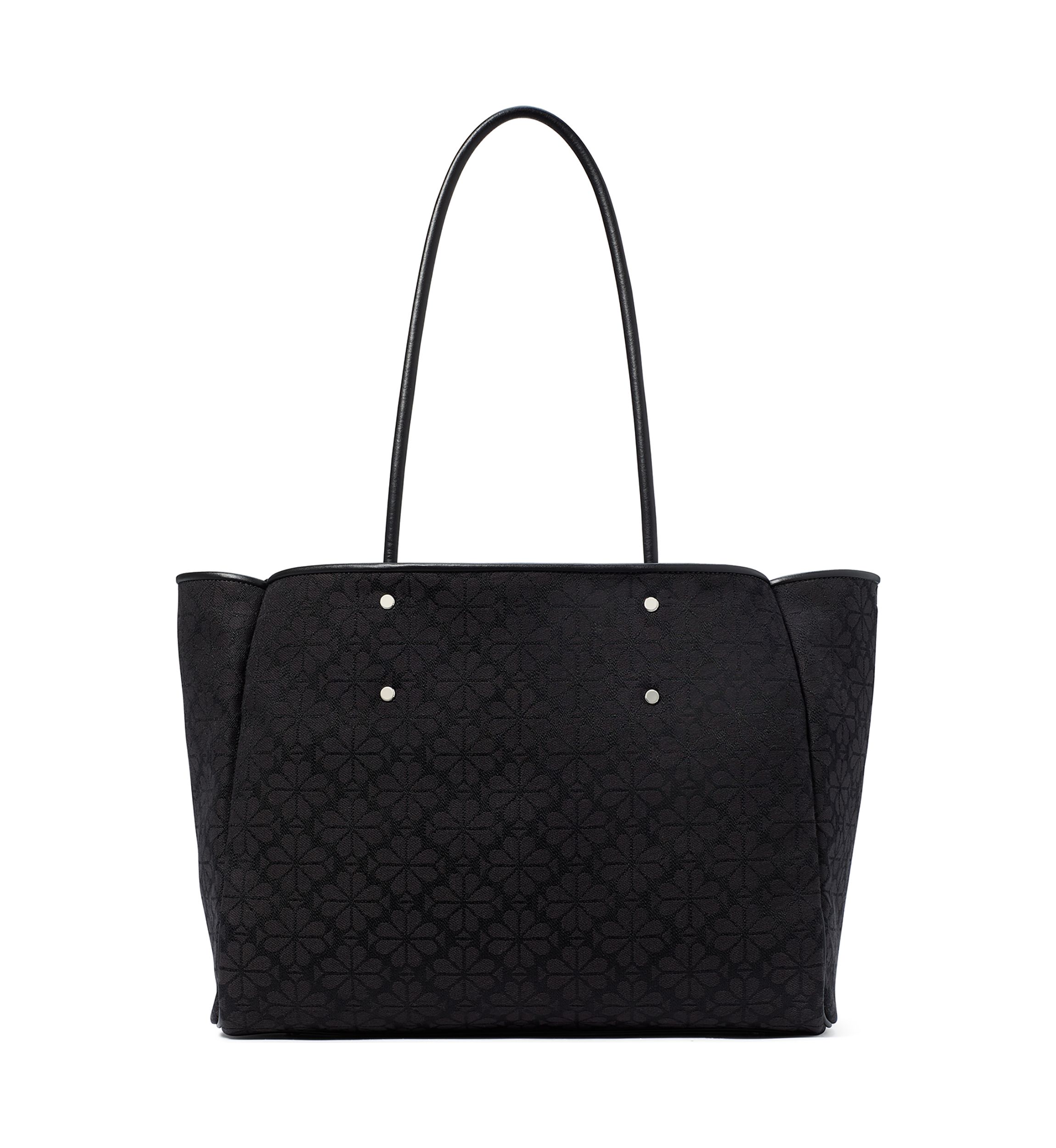 Flower Jacquard Large Everything Tote 