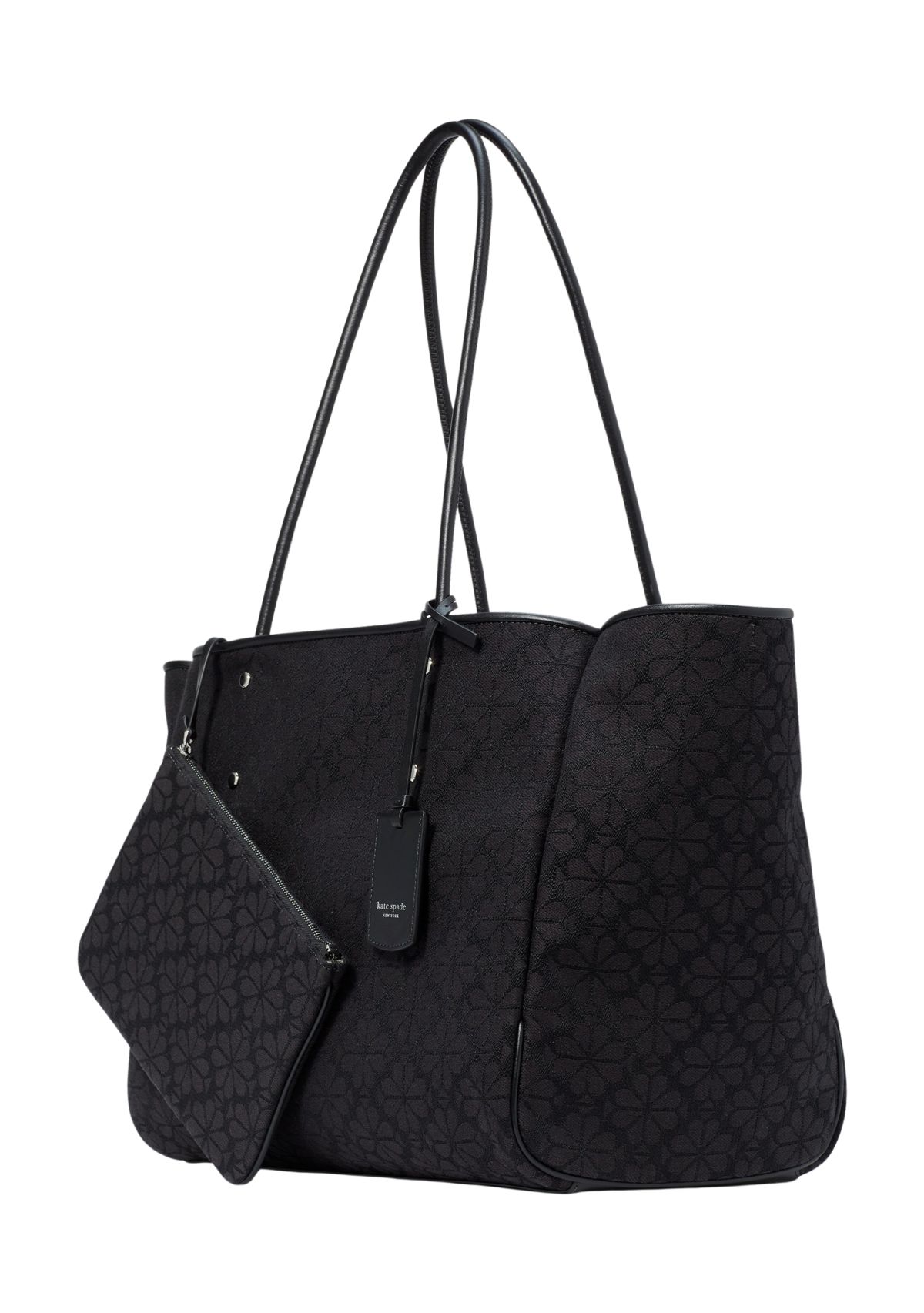 Flower Jacquard Large Everything Tote 