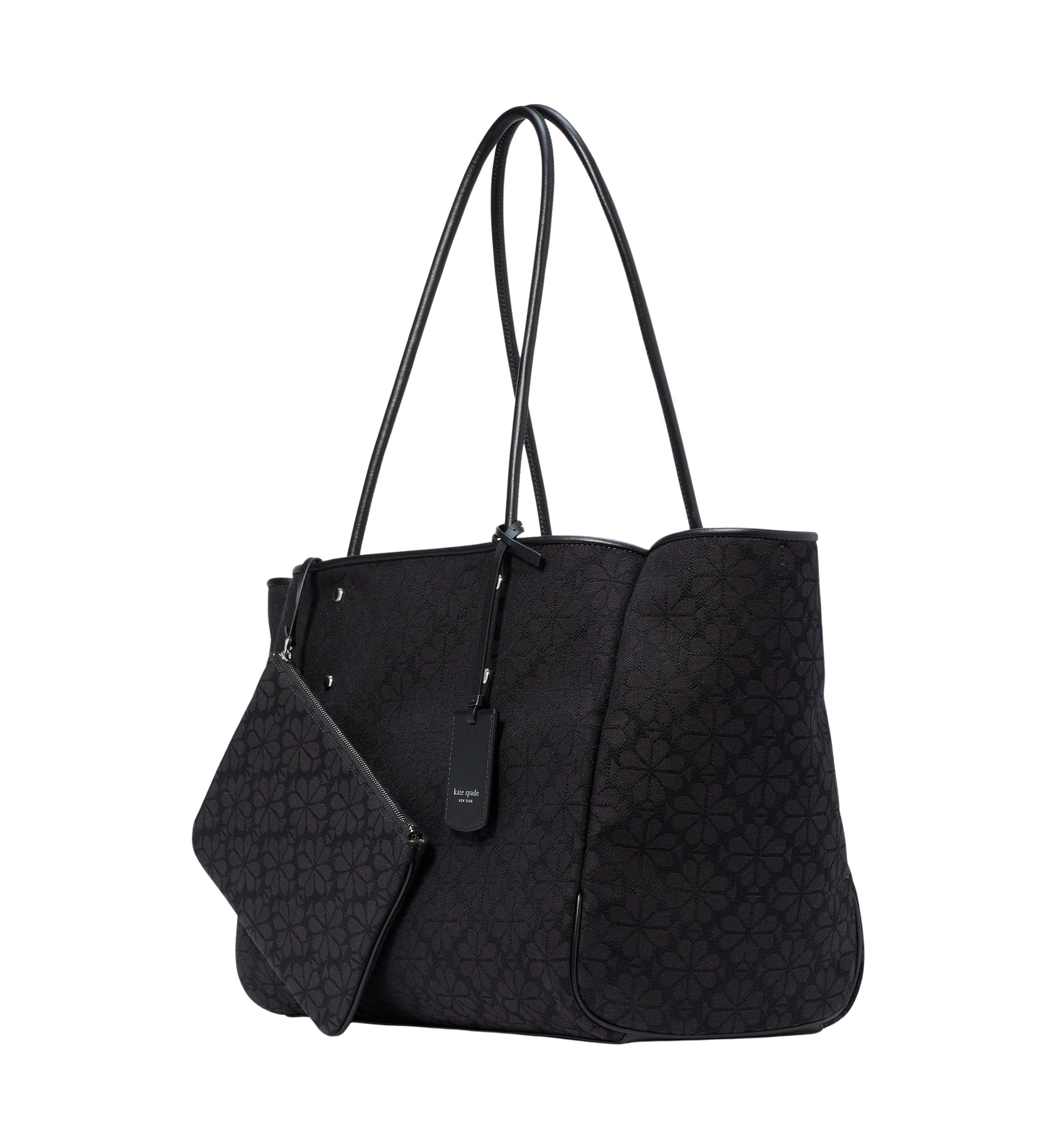 Flower Jacquard Large Everything Tote 