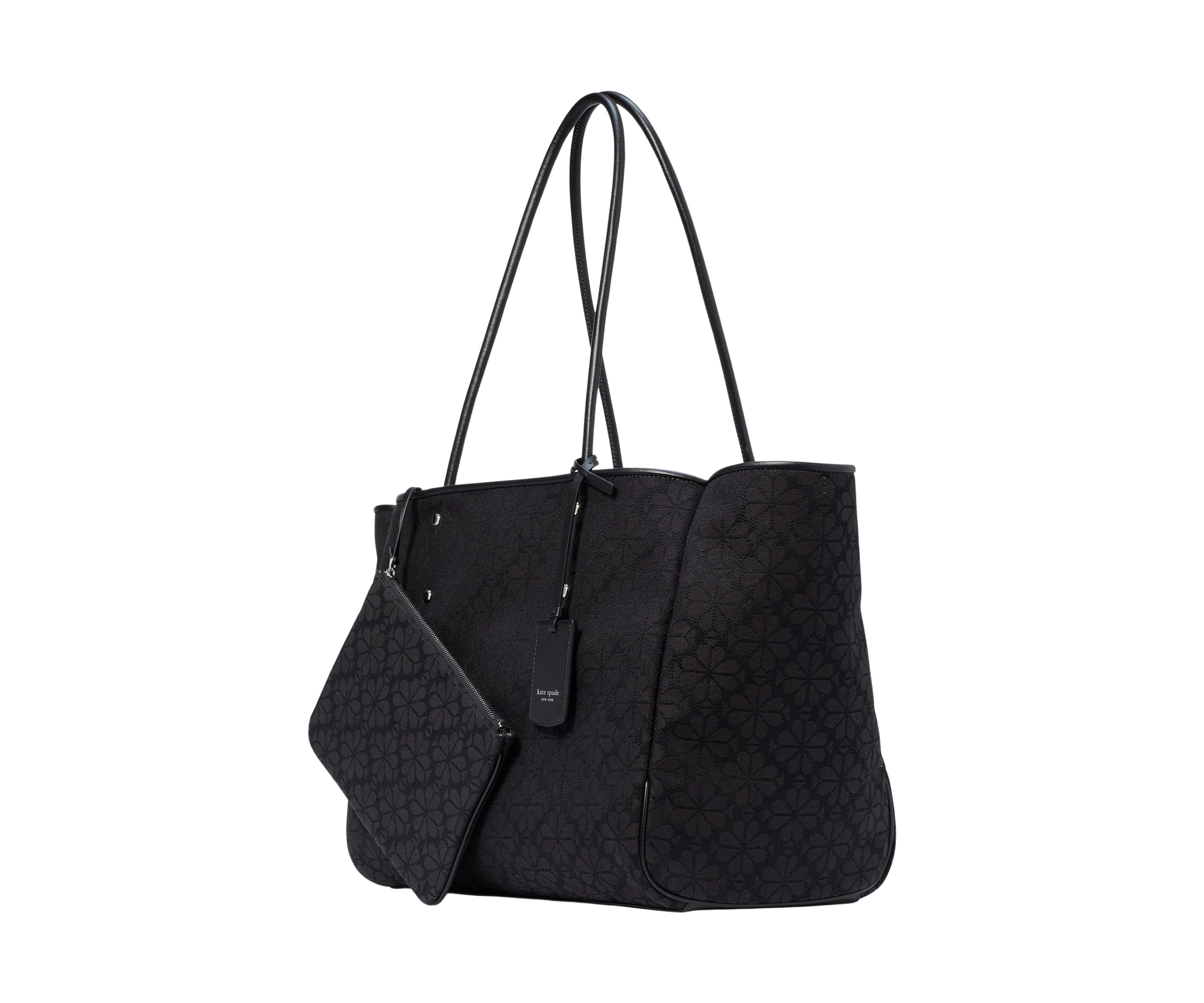 Flower Jacquard Large Everything Tote 