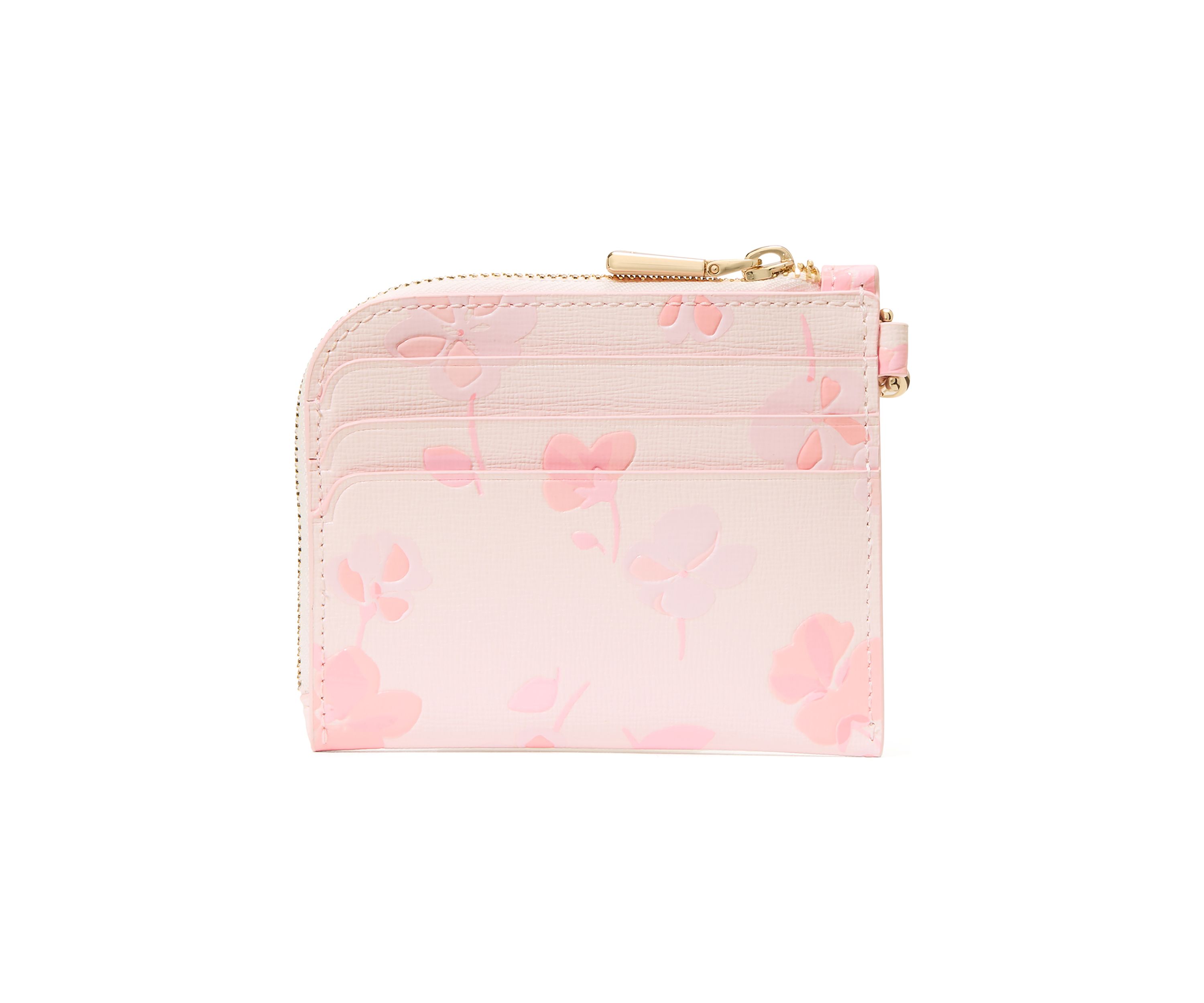 Devin Spring Pansies Card Case Wristlet 