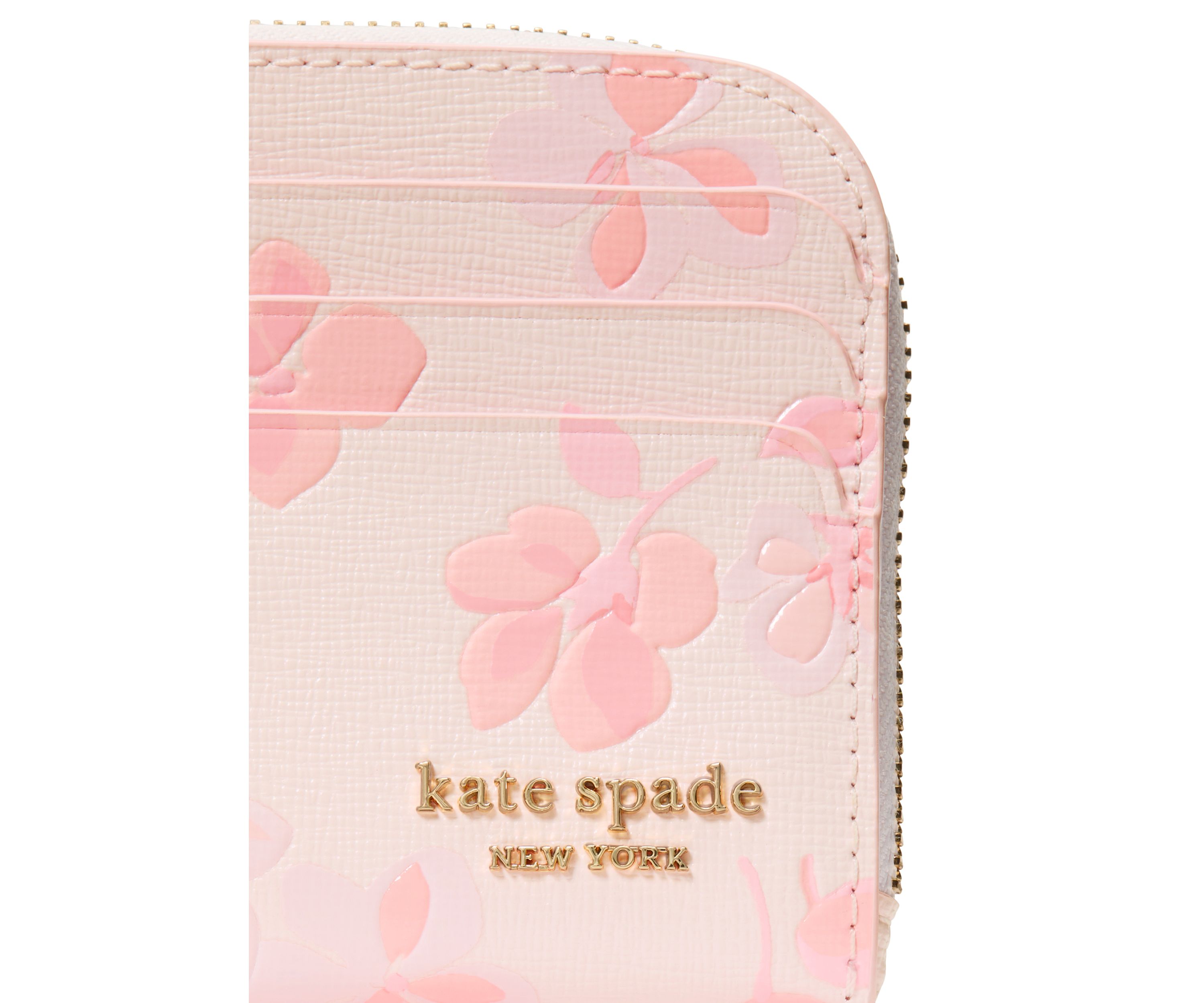 Devin Spring Pansies Card Case Wristlet 