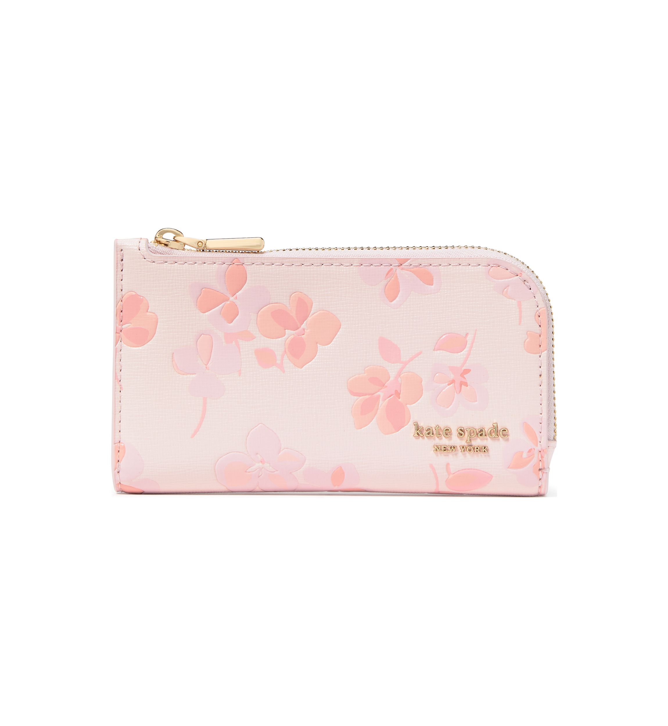 Devin Spring Pansies Small Slim Bifold Wallet