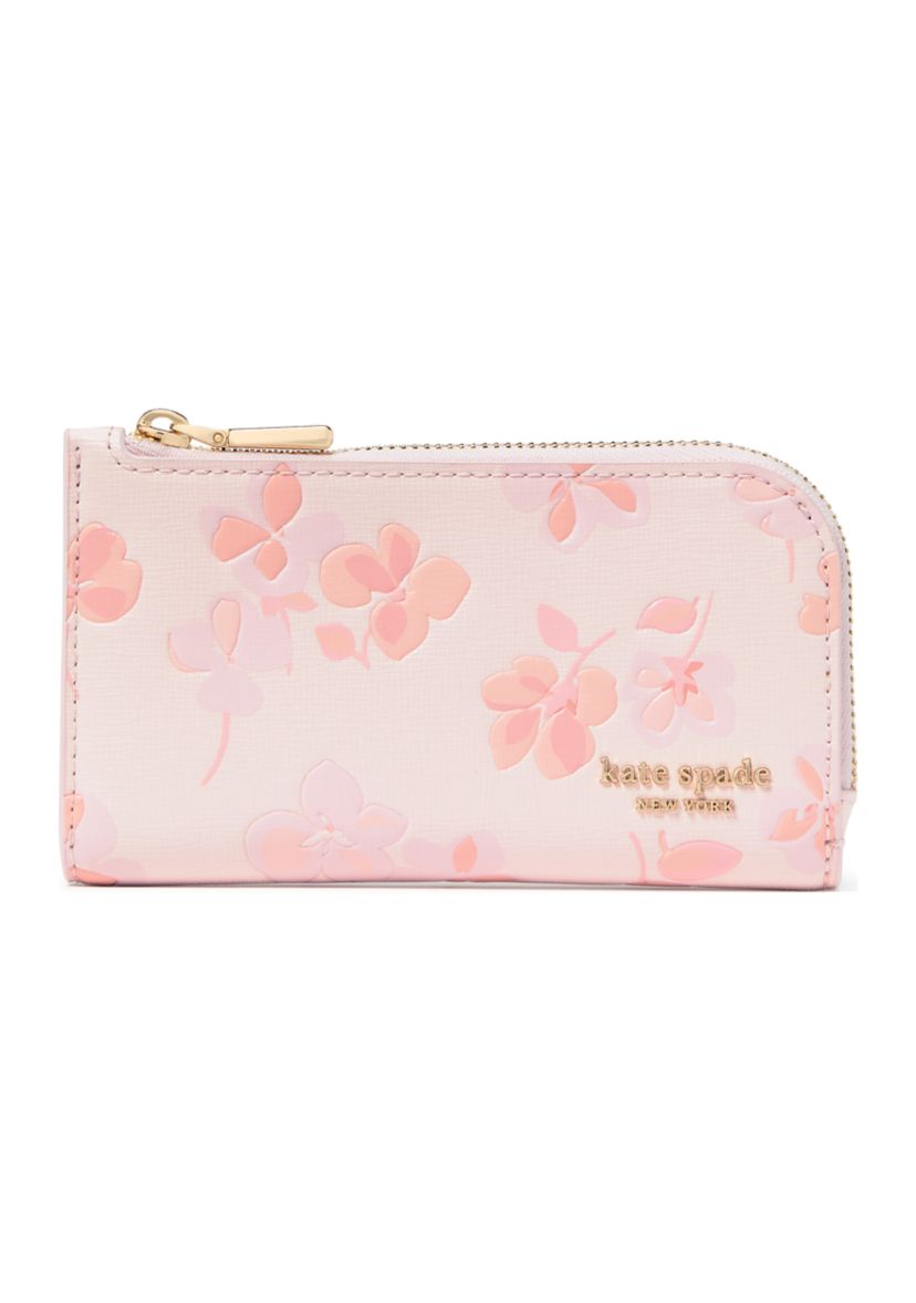 Devin Spring Pansies Small Slim Bifold Wallet