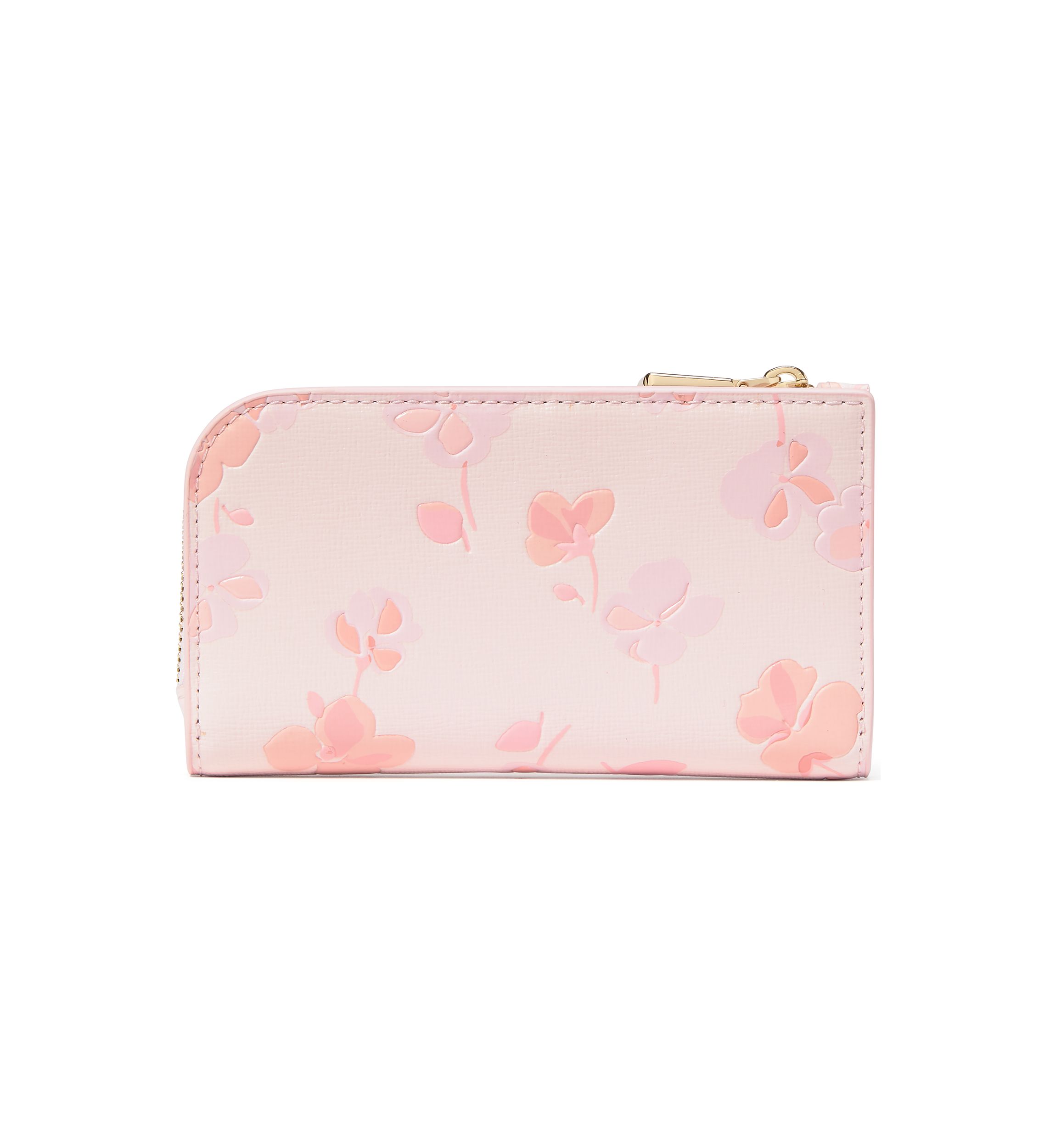 Devin Spring Pansies Small Slim Bifold Wallet