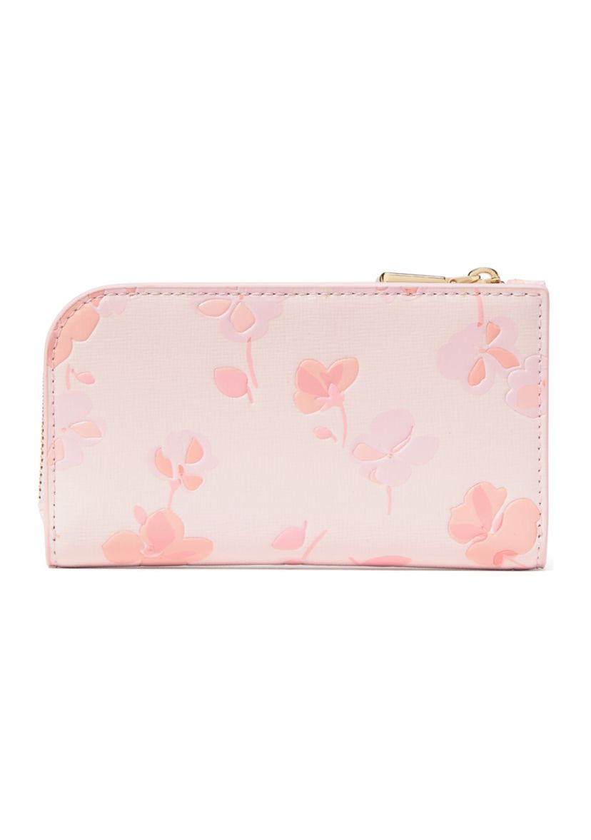 Devin Spring Pansies Small Slim Bifold Wallet