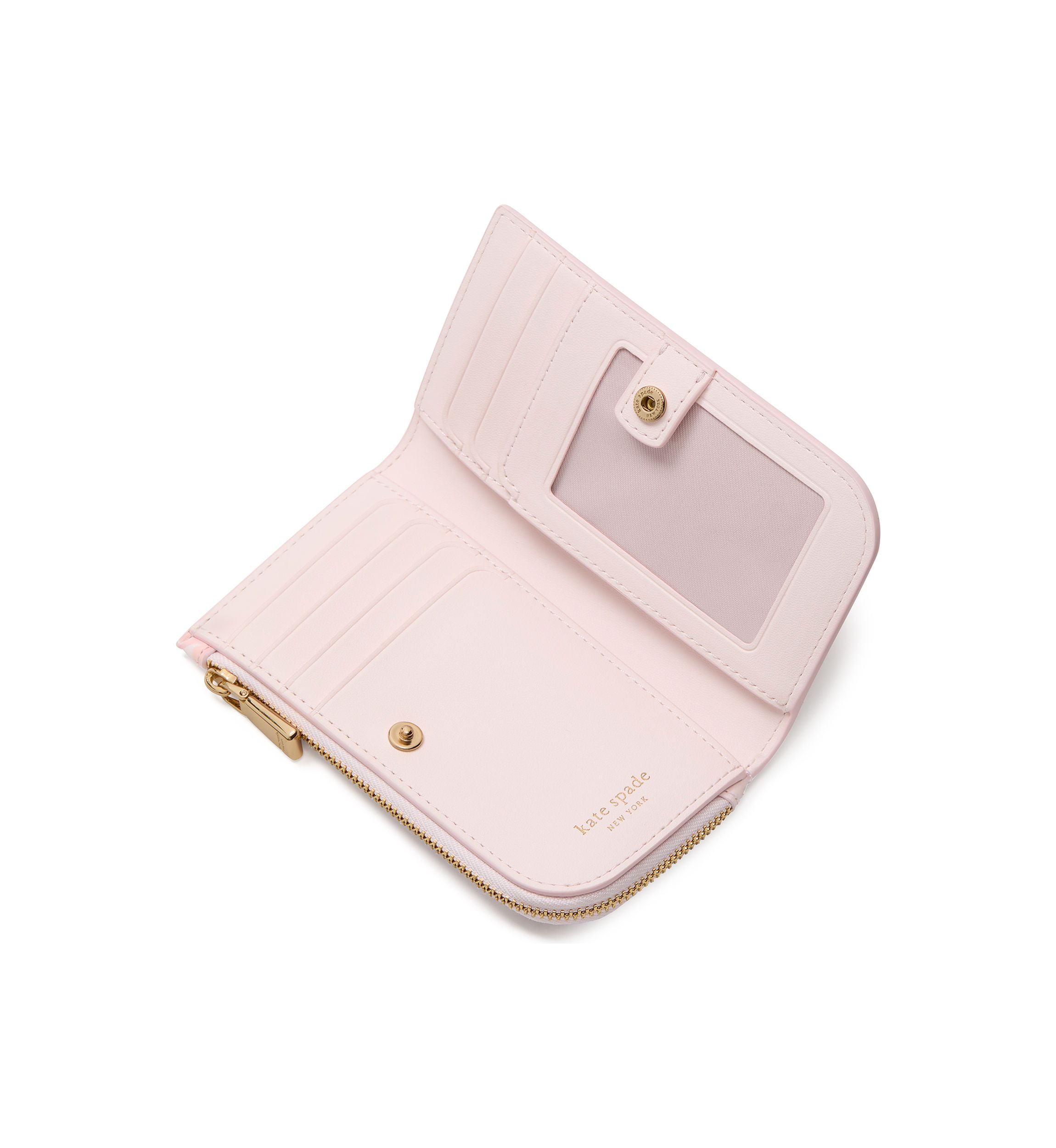 Devin Spring Pansies Small Slim Bifold Wallet
