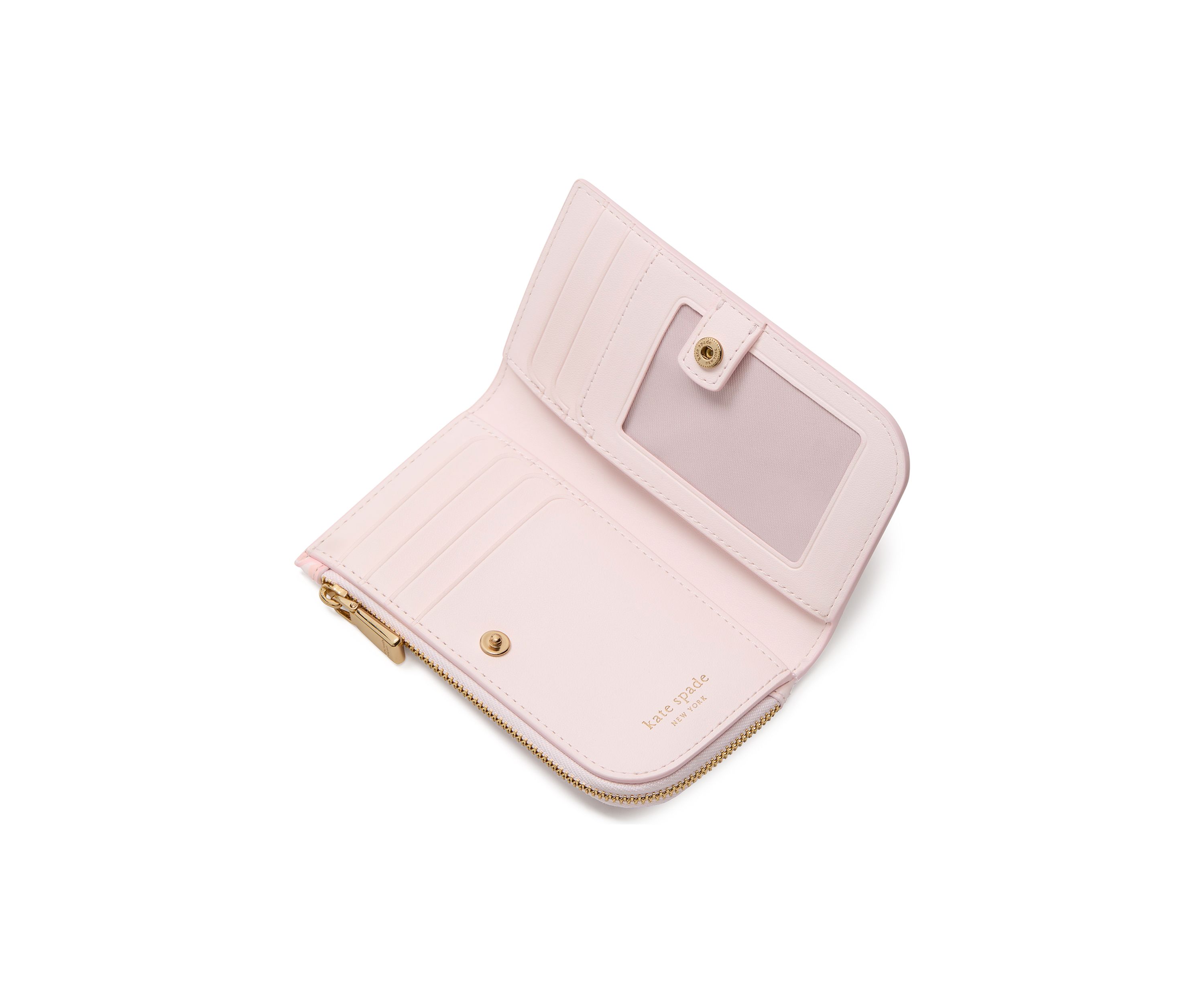 Devin Spring Pansies Small Slim Bifold Wallet